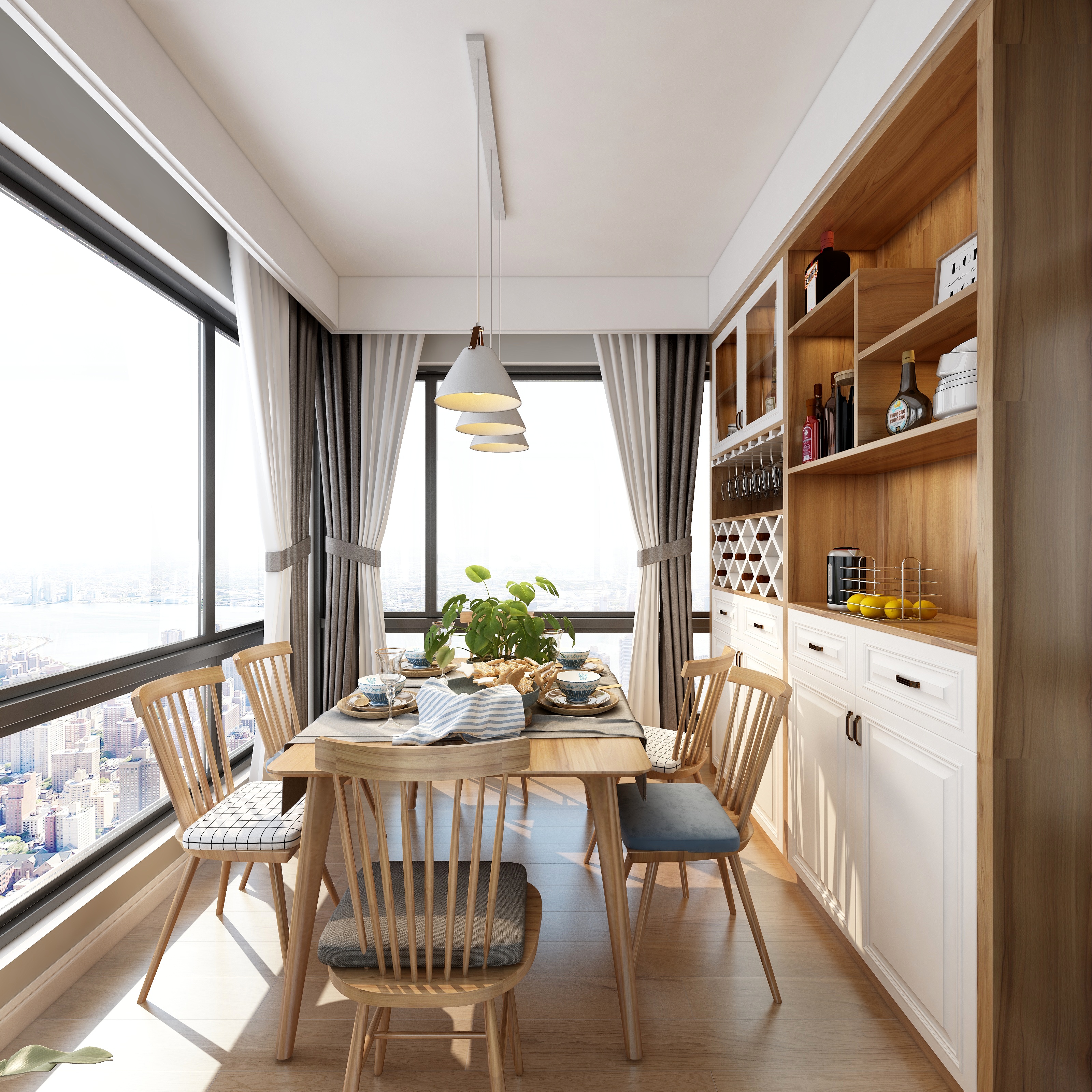 全景VIP设计-[旧梦如风]-北欧全屋装修效果图