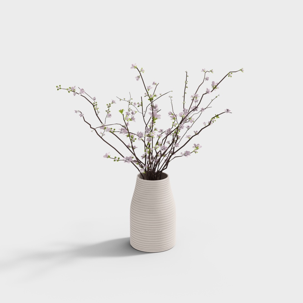 24 x 16 Artificial Dogwood Branch Arrangement in P花卉3D模型