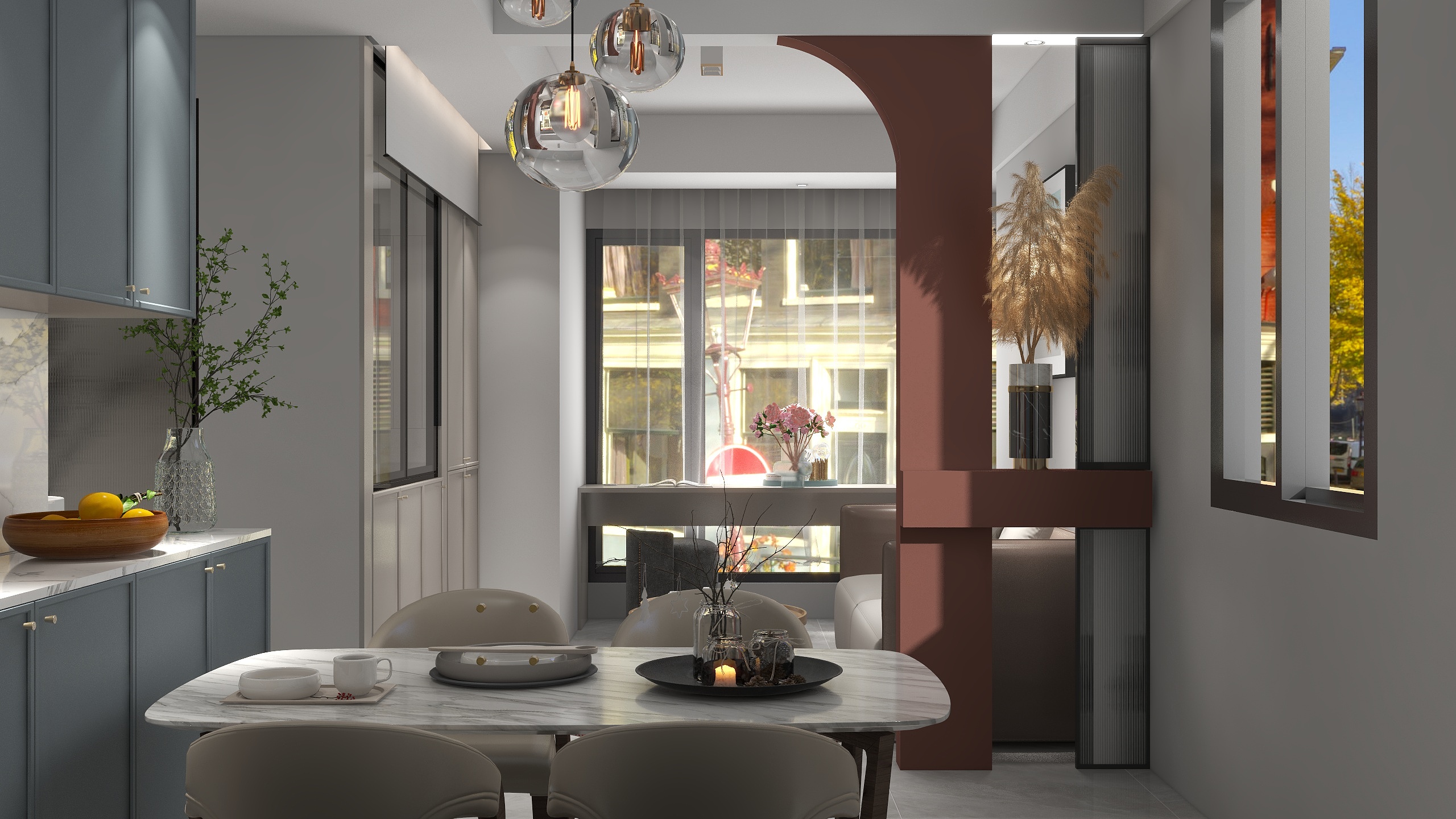 闲住设计-建业-半英里-装修设计方案