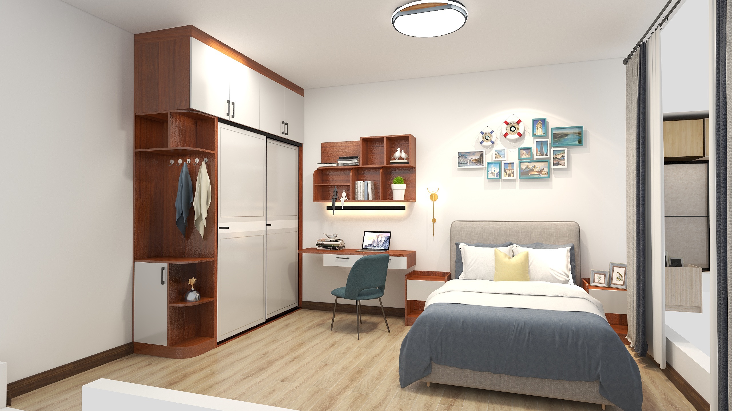 设计展示空间-涂寨衣柜推拉门-装修设计方案