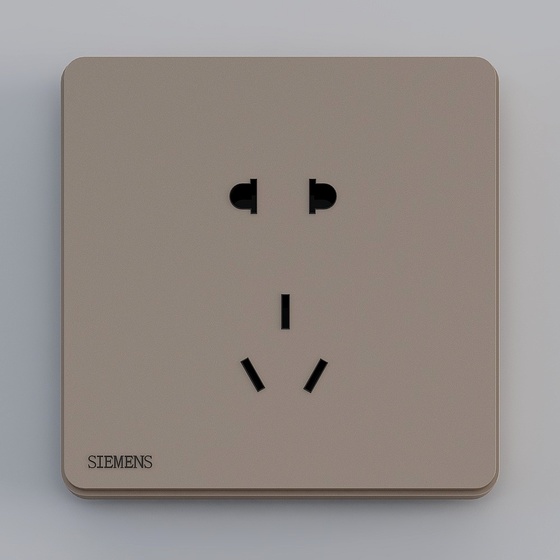 Sleek Black Switch Panel 3D Model for Modern Spaces