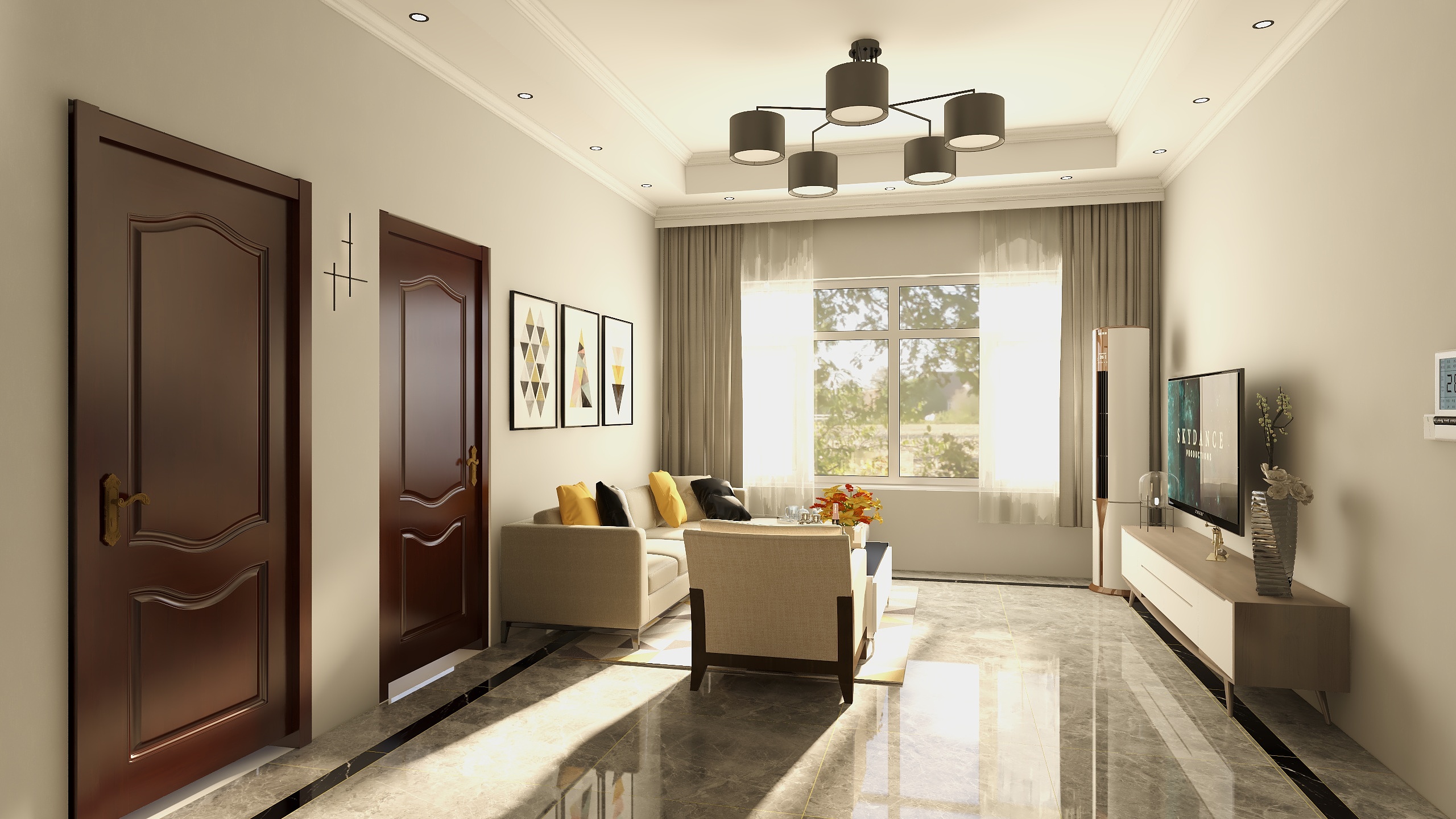 李奇强-二楼平面-装修设计方案