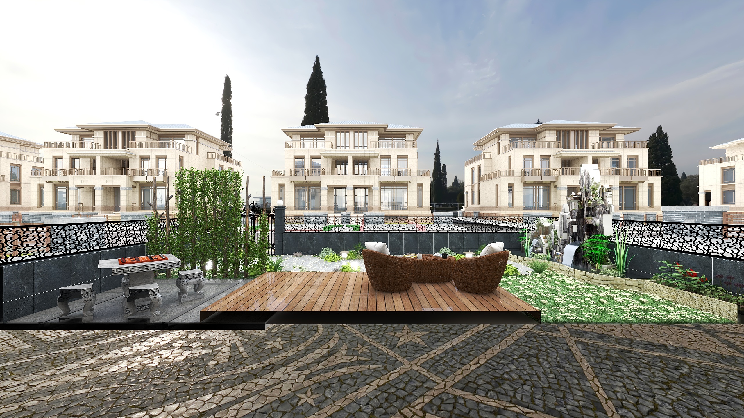 nvGICdvG-富甲-福郡首府法式庭院-装修设计方案