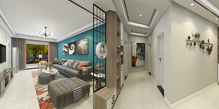 装饰设计坤哥-新安居福苑-装修设计方案