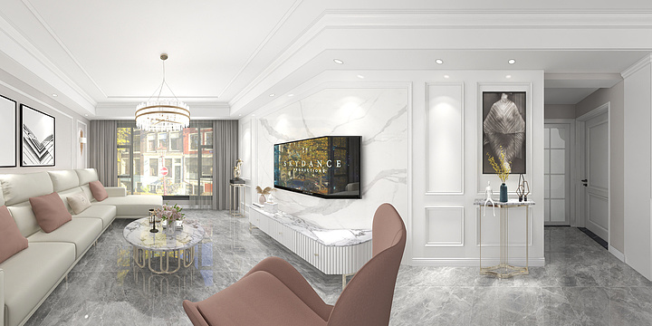 游飞设计工作室-诚信广场16-2302罗姐-装修设计方案