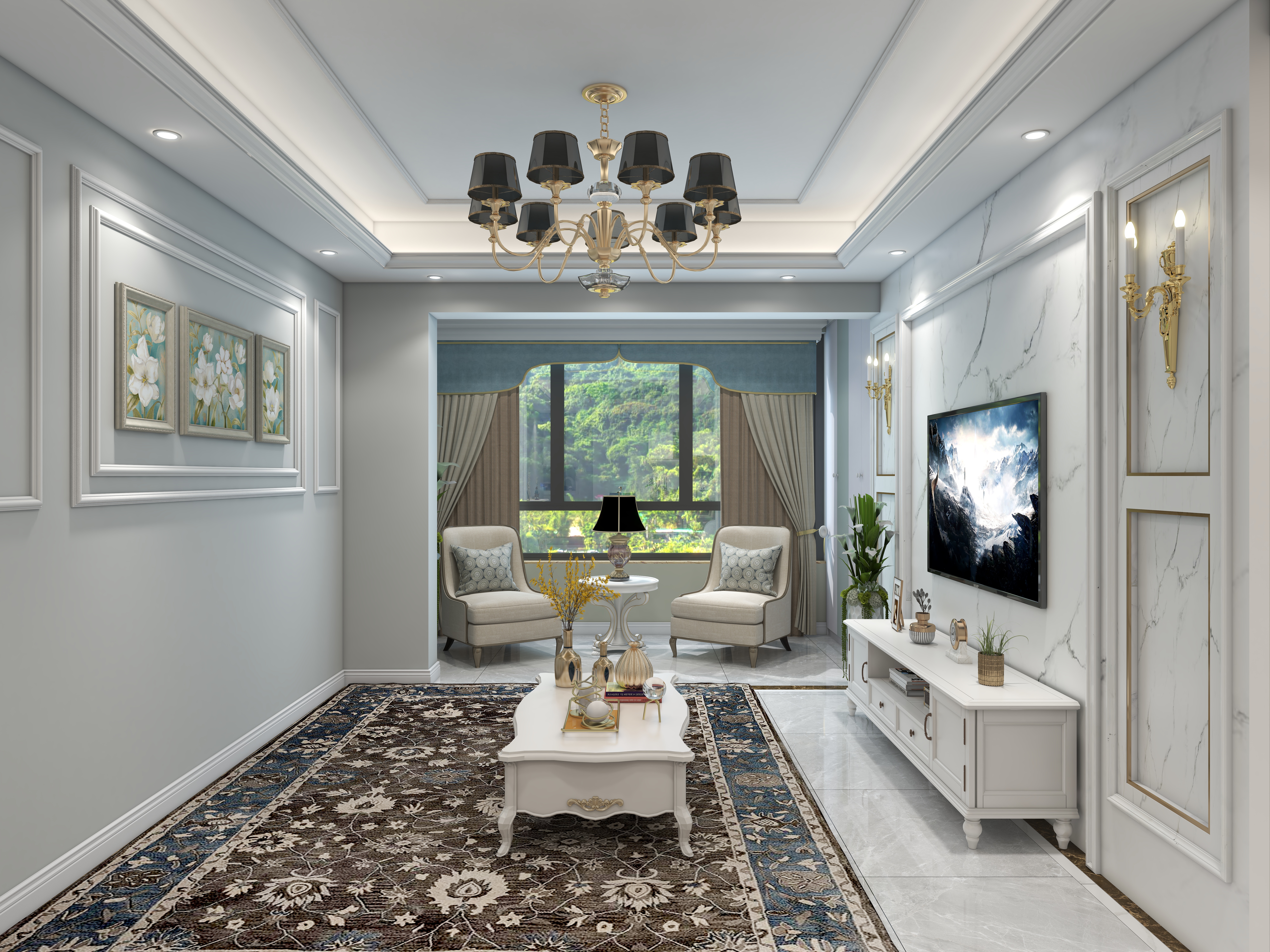 华宇建筑装饰-山水城-装修设计方案