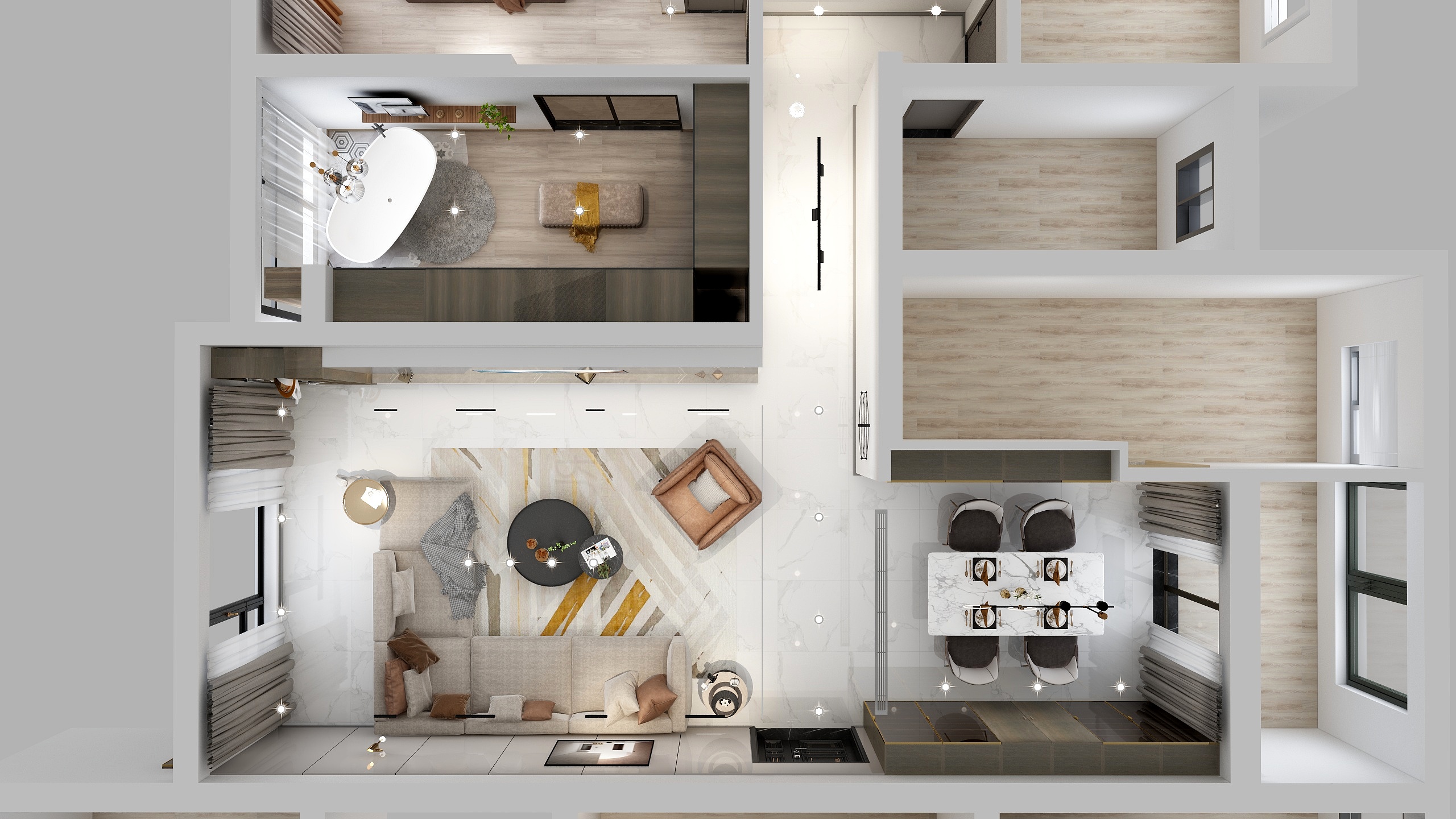 衍界装饰阿金-翡翠湾曾总大宅新-装修设计方案