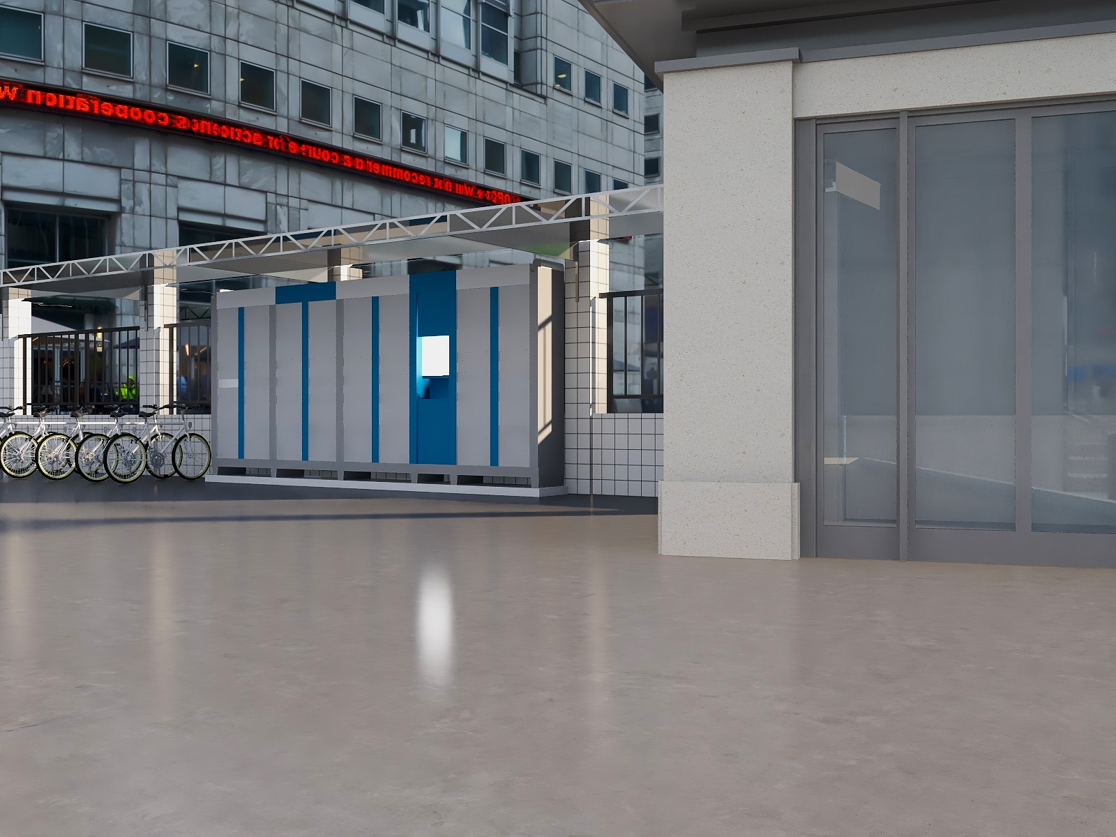 Puawu-电力设计院单车棚-装修设计方案