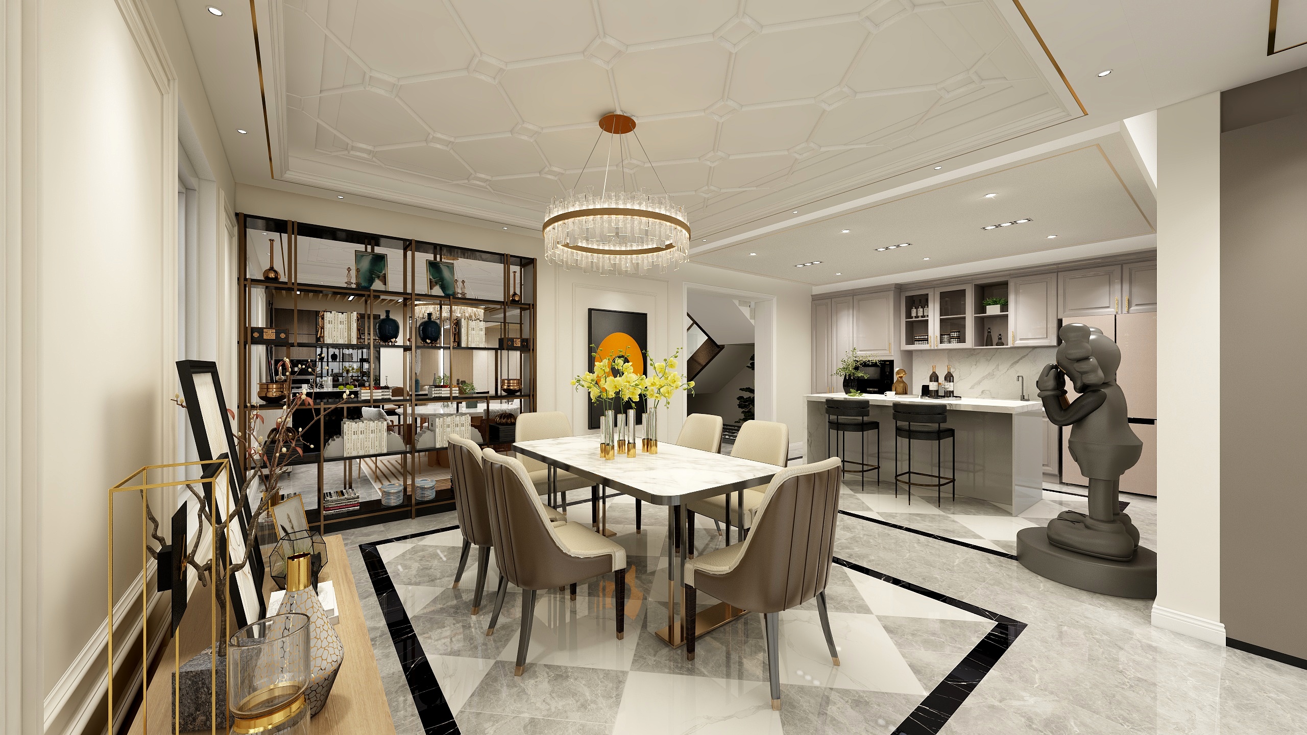 刘子晗-云山墅一层平面图-装修设计方案