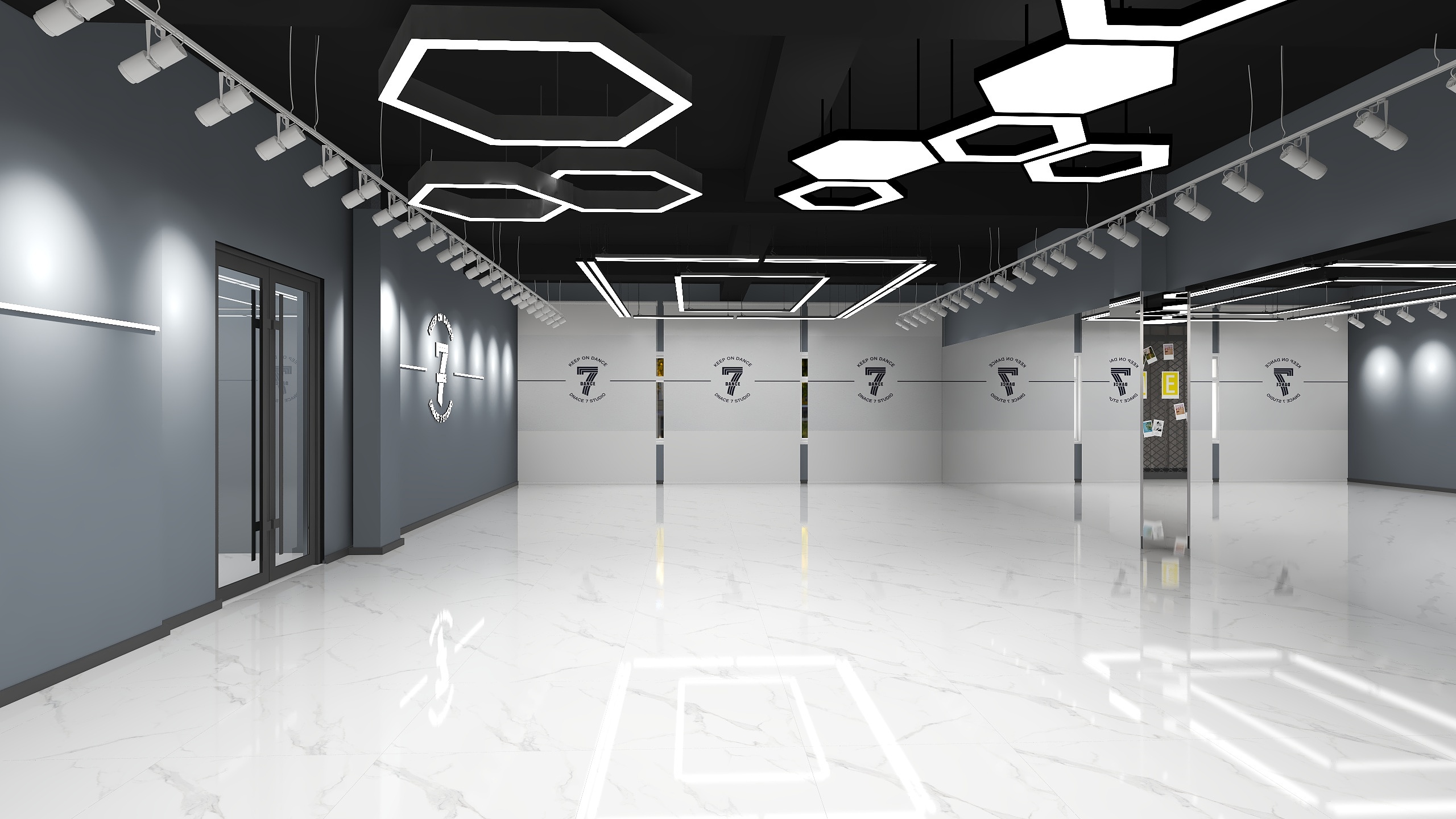 视界装饰oxBx-街舞教室-装修设计方案
