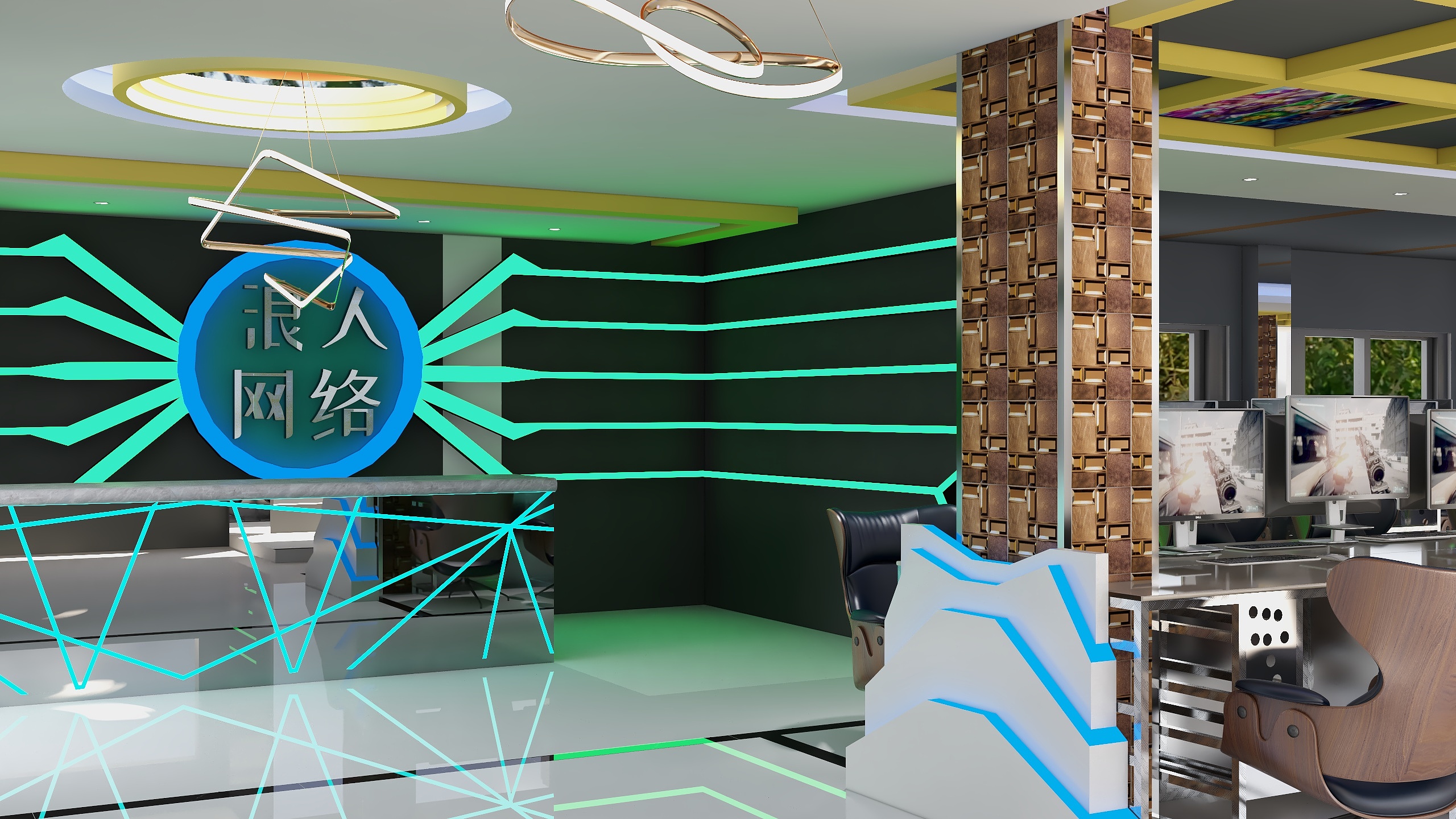 拼搏LtCC-浩哥网吧-副本-装修设计方案