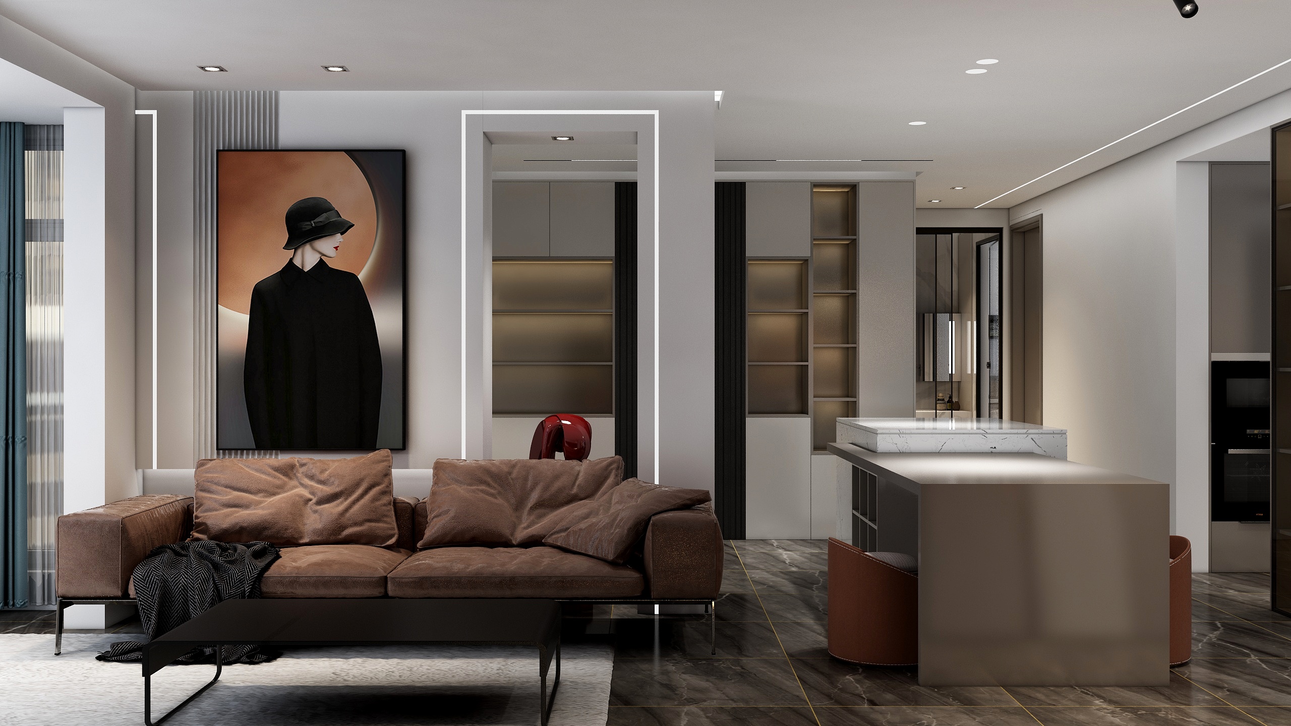 阿宝设计视觉表现-君悦湾装修效果图