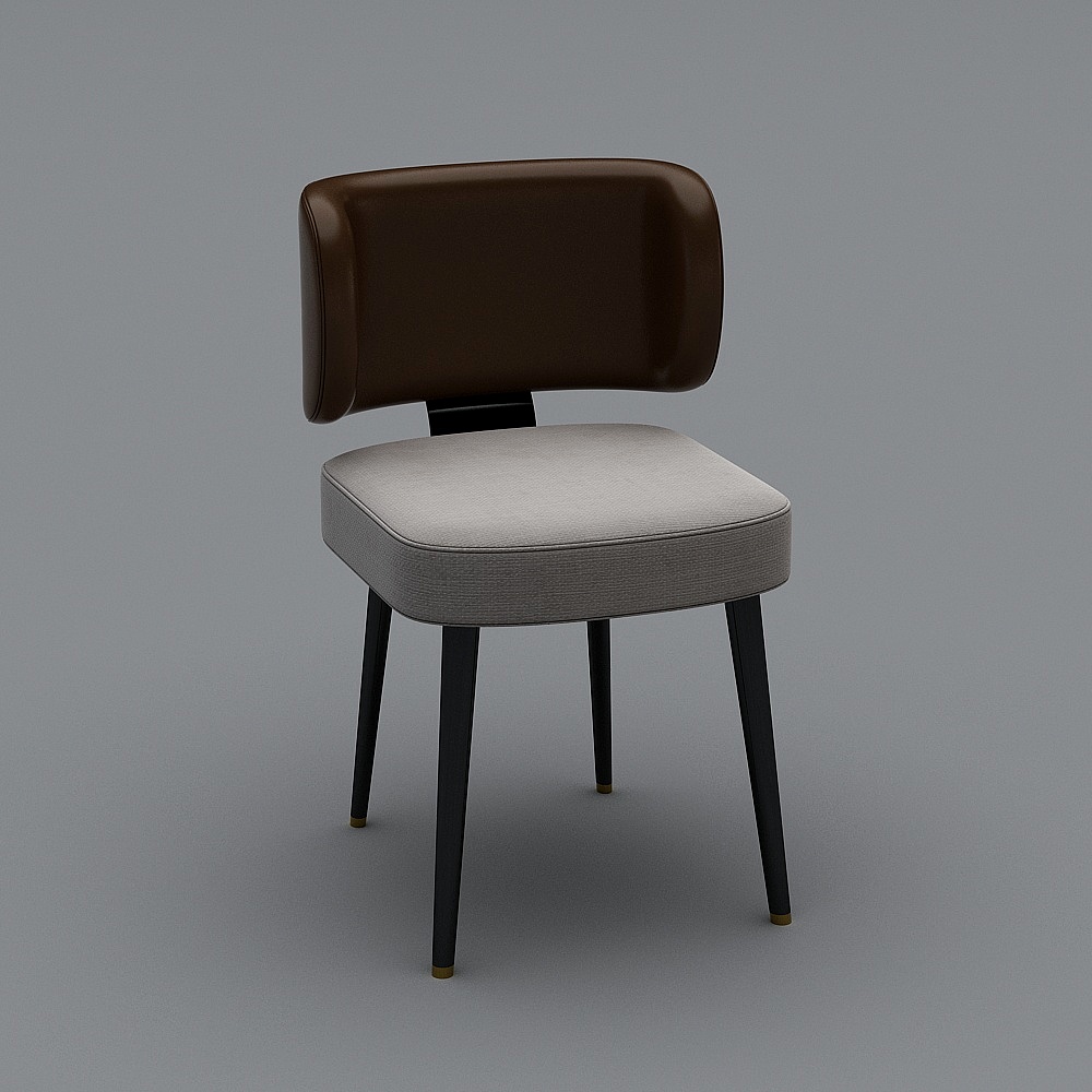 MasaSanty/玛萨圣帝-现代皮革餐椅【卡门序曲系列】3D模型