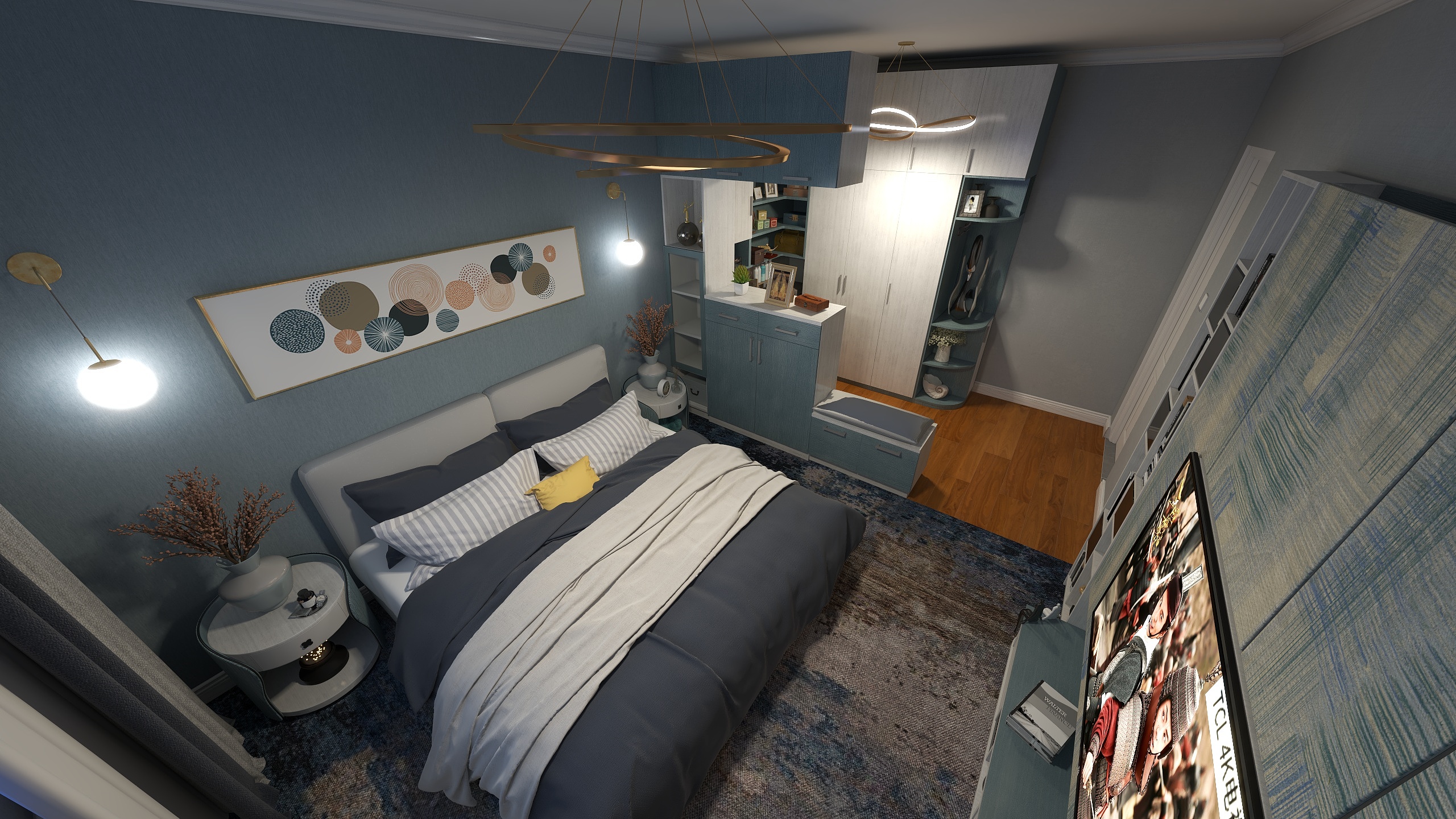 唐古拉山风-三十年老房改造（48㎡双阳户型）-装修设计方案