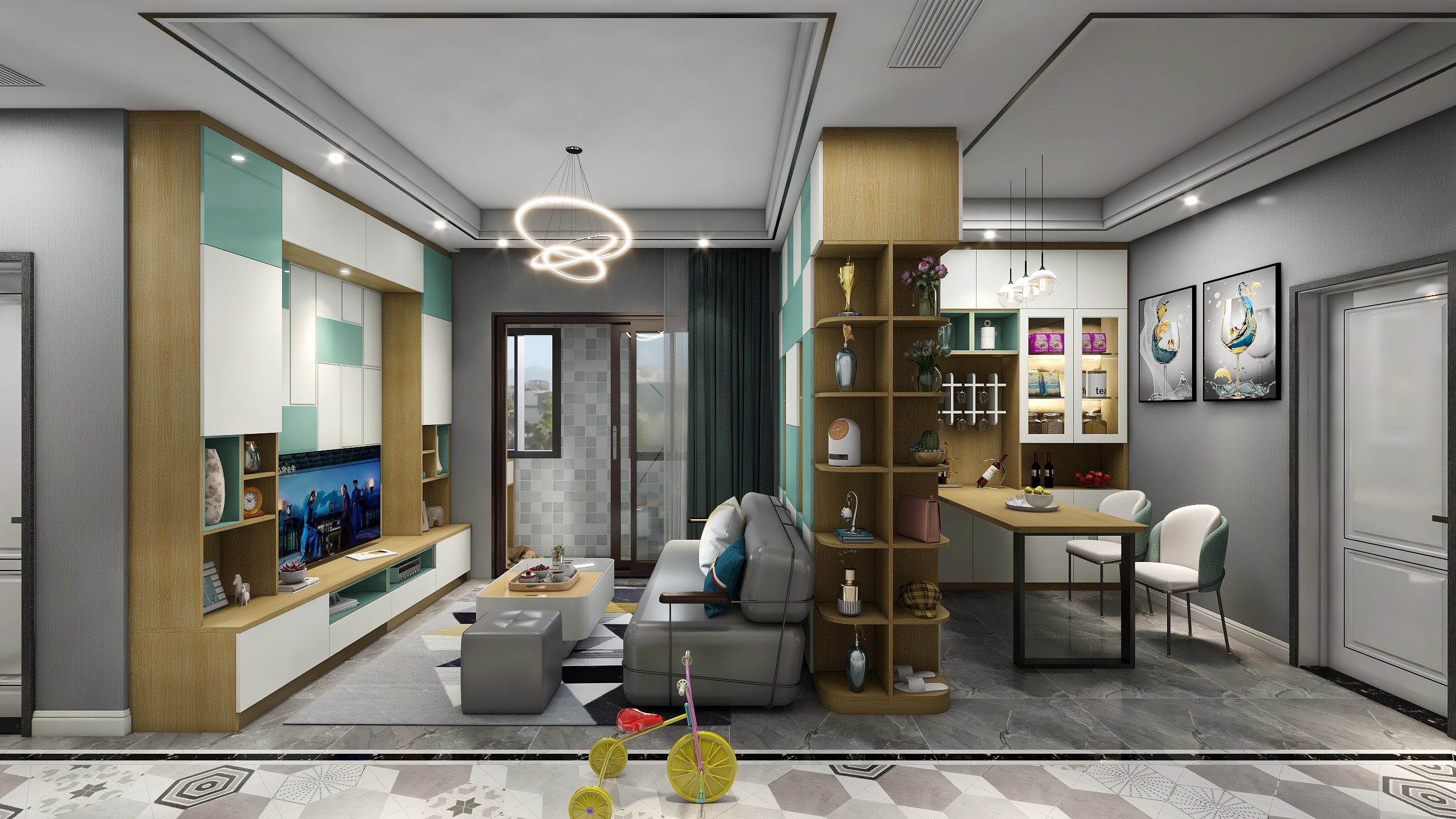 sun927-锦业苑乡村风情装修效果图