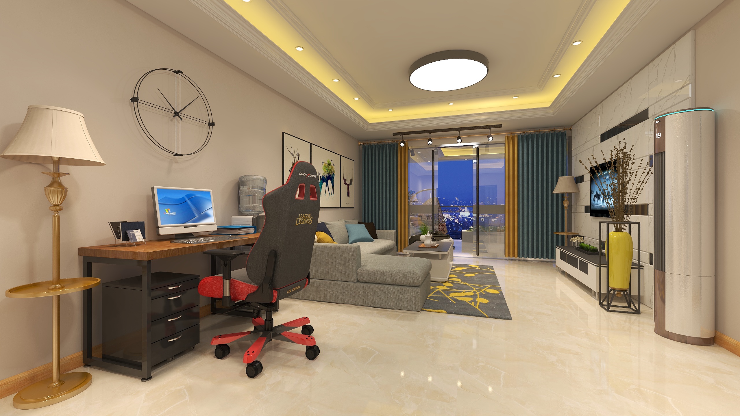 莫峻YotL-146方3居露台-装修设计方案