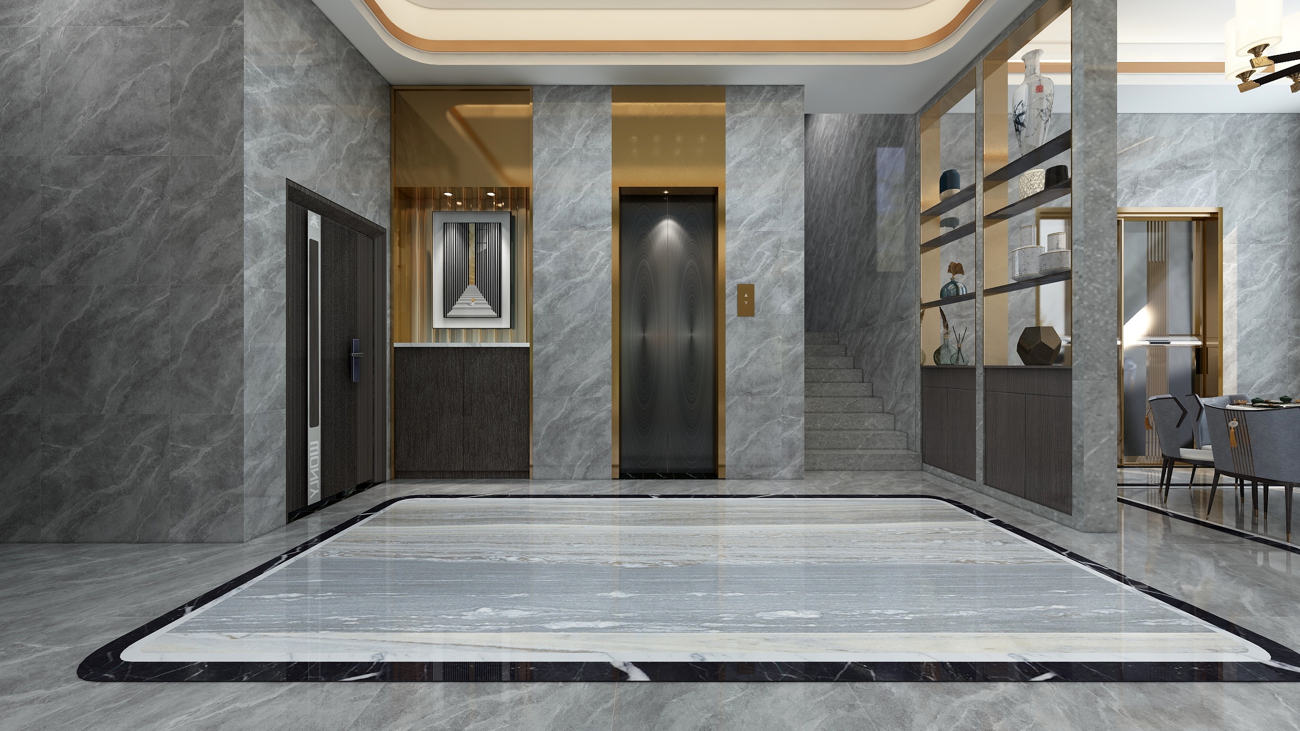 杜洪云-张董事长-1楼设计-方案2-装修设计方案