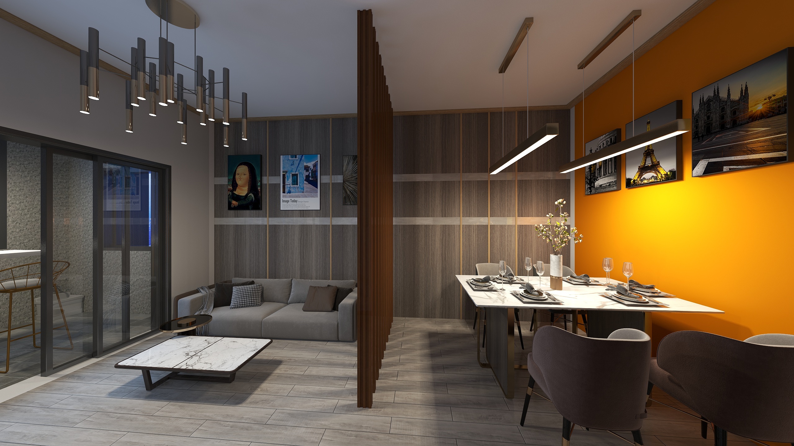 半夜的灵魂-作品（初来）海口-融创轻奢风-装修设计方案