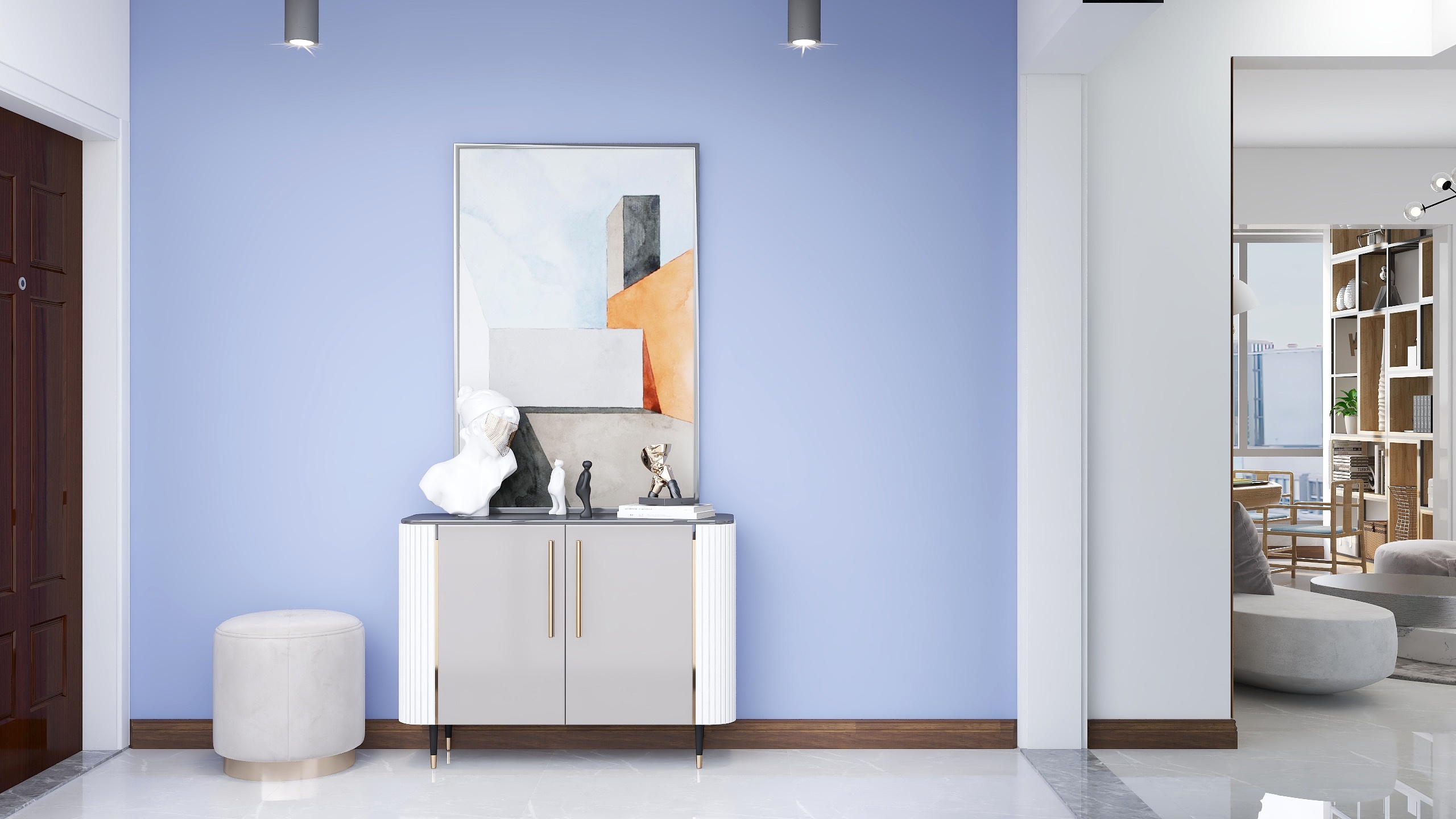 设计师袁伦-安顺市虹湖湾8#楼19-1方案-装修设计方案