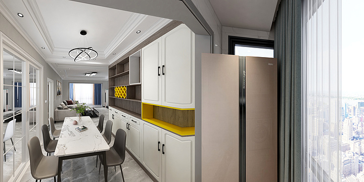 梦居营造工坊@姚美-海锐现代城-装修设计方案