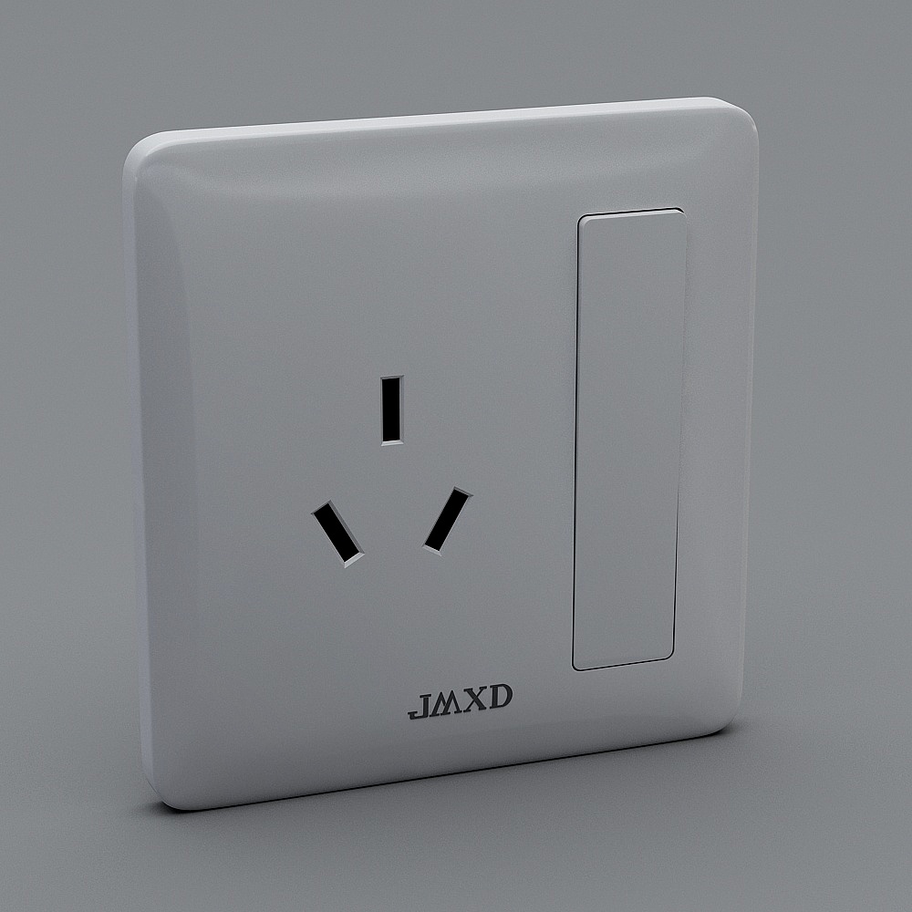 极美照明-开关-JM-A1-53D模型
