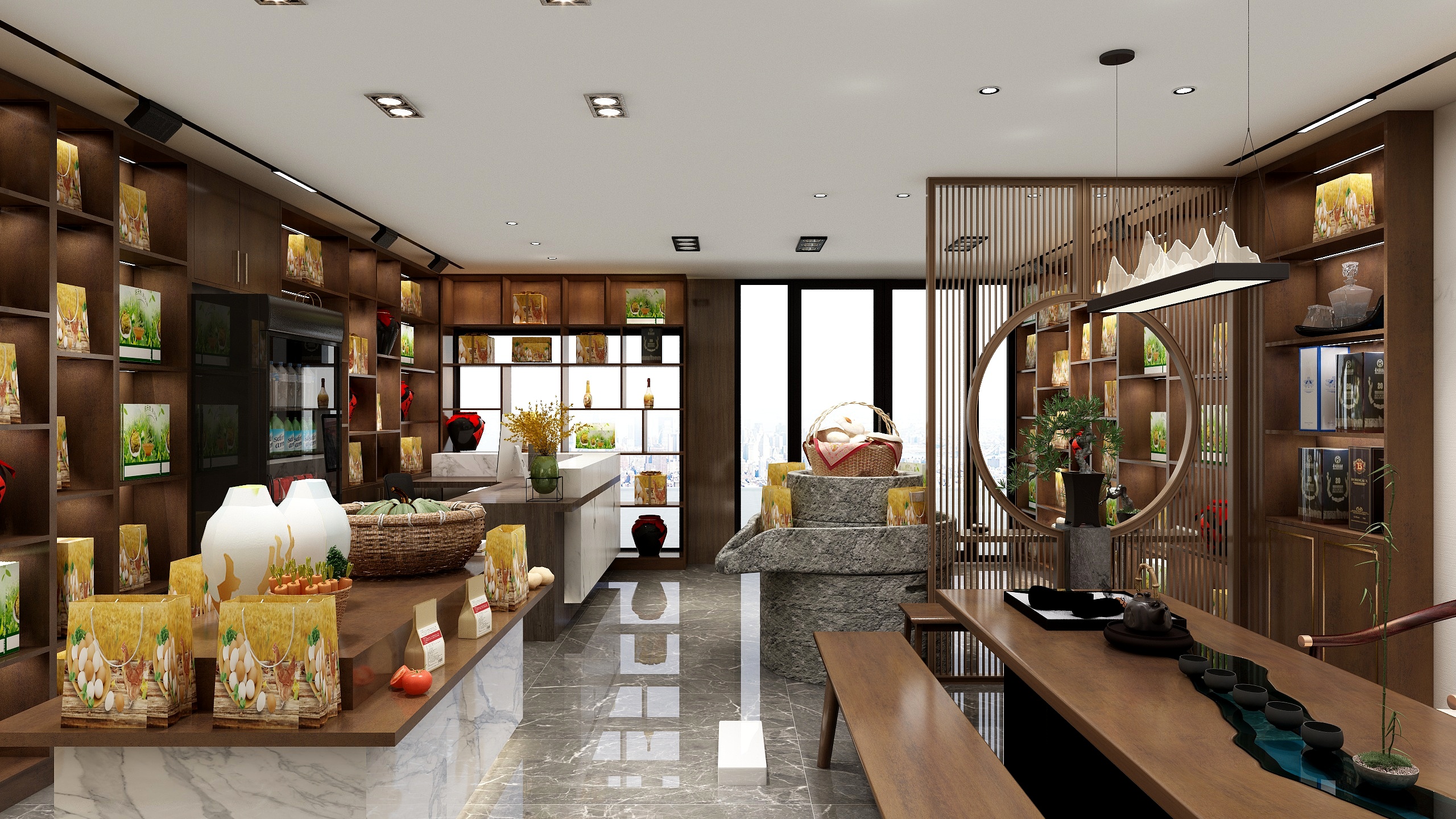 设计讲谭-泽华农业-新中式-装修设计方案