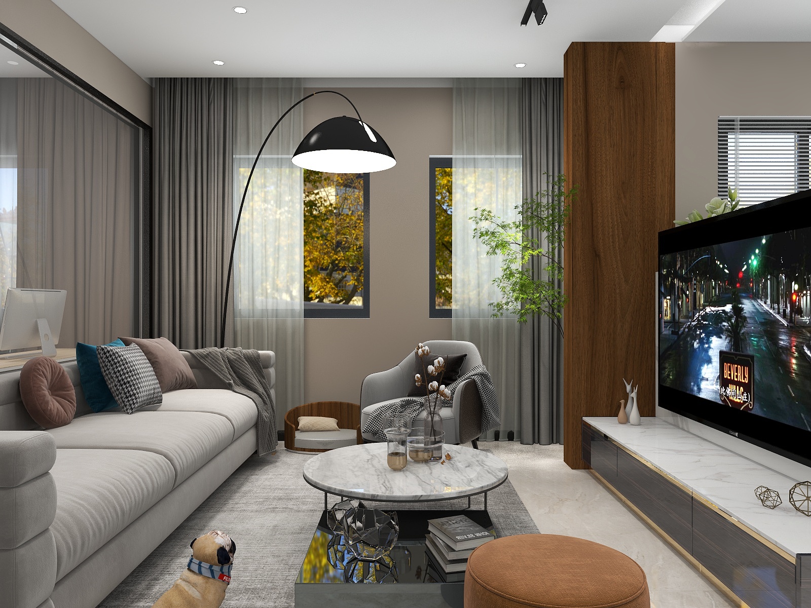 至悦家居-瑞和园89.50㎡B户型3室2厅1卫-装修设计方案