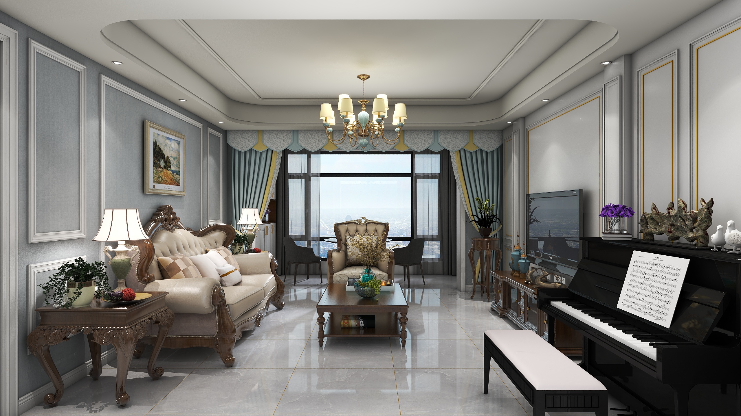 哎稻草人-水果咖啡豆装修效果图