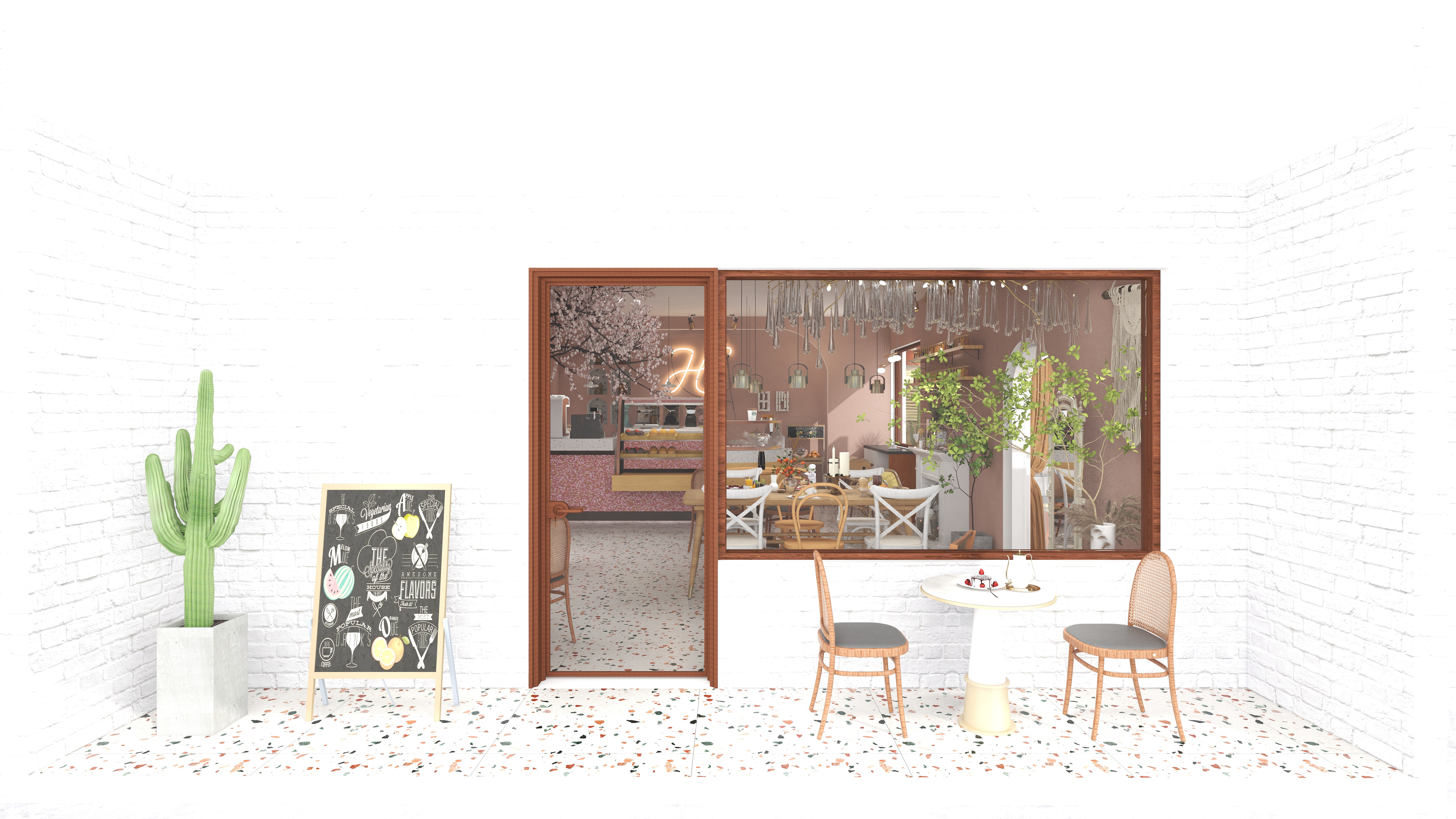 阜南家立方装饰-蛋糕店 - 副本-装修设计方案