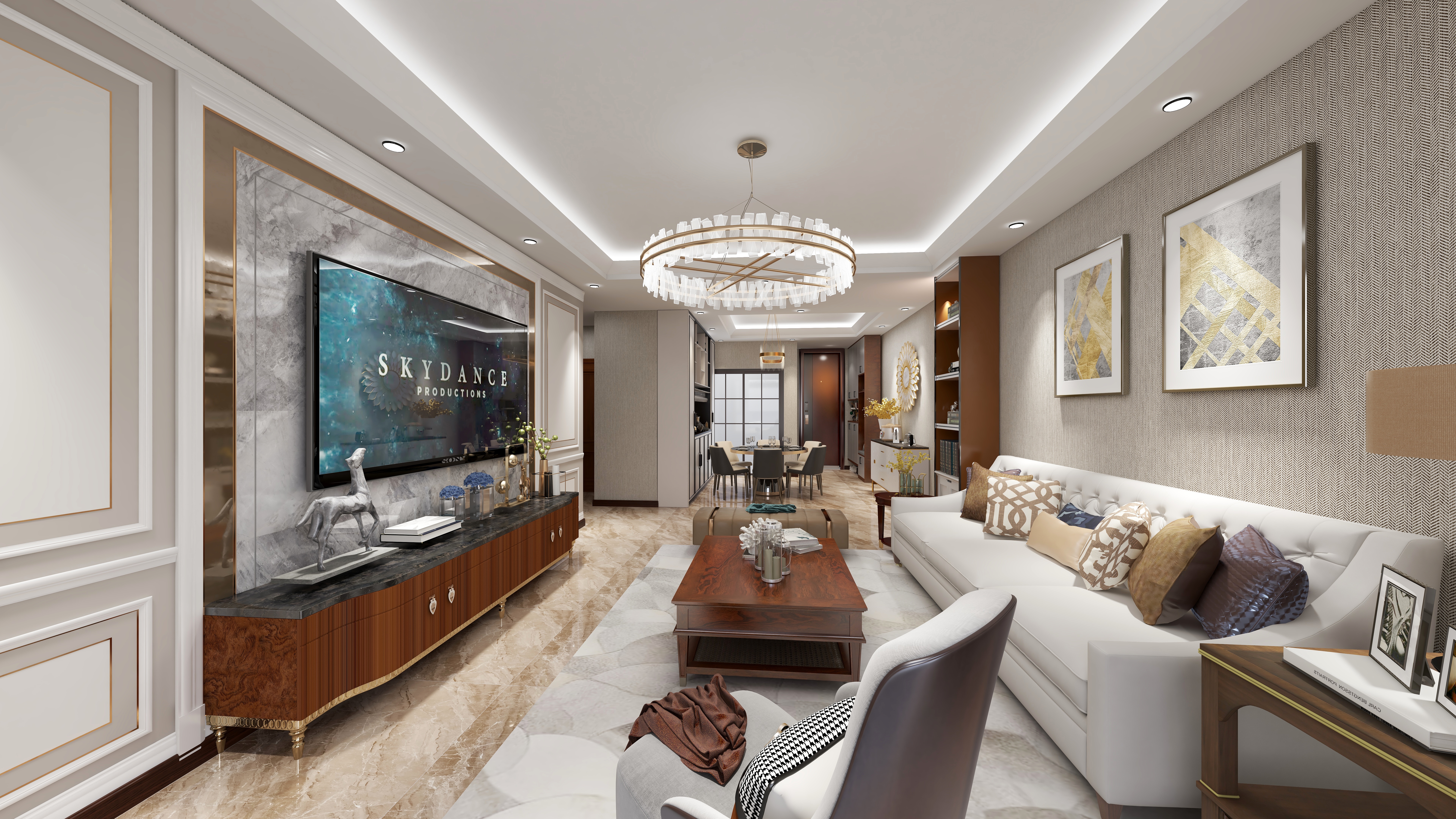 好学的砖头-大平层-美式-碧桂园高新时代-装修设计方案