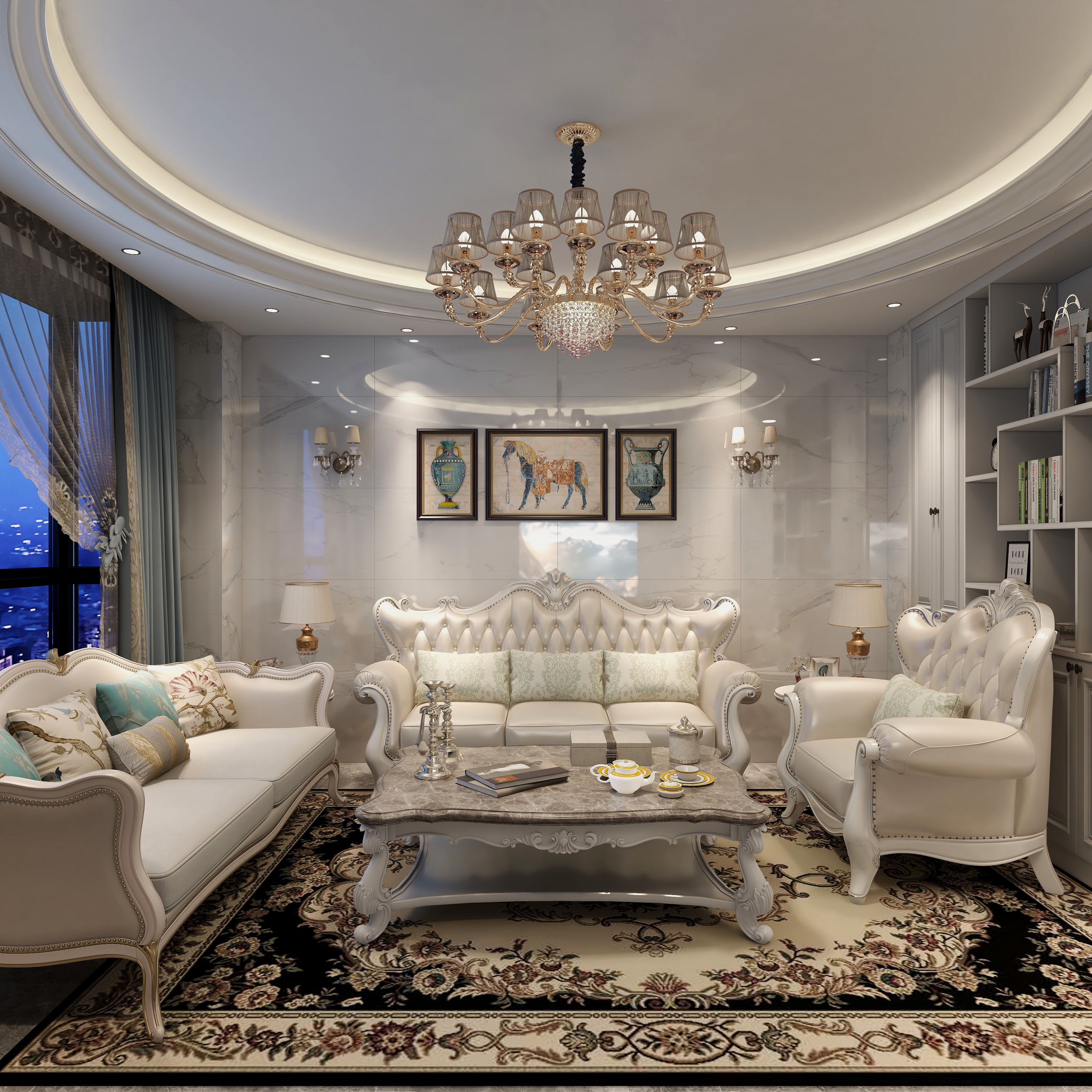 爱画画的设计师03-欧式效果-装修设计方案