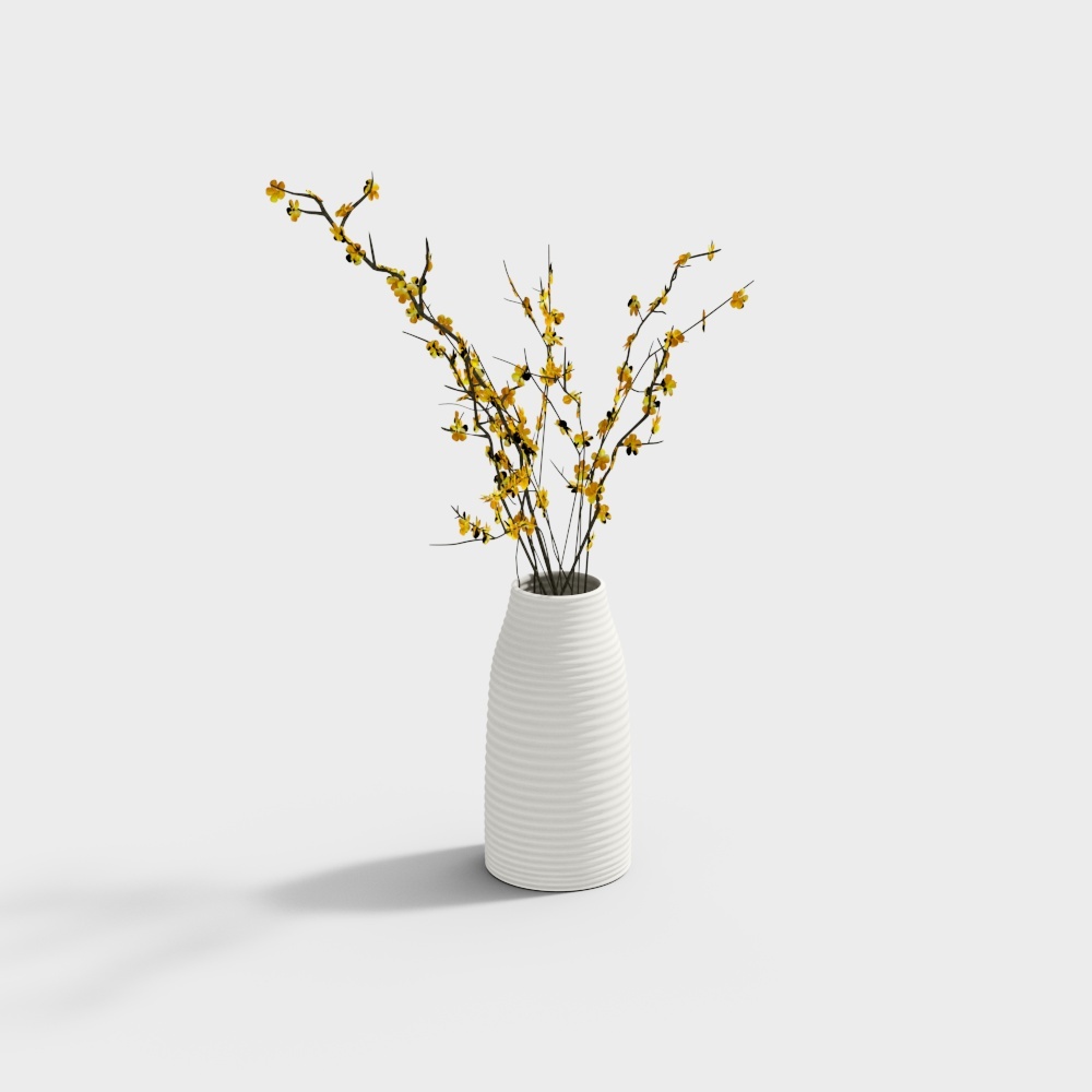 24 x 16 Artificial Dogwood Branch Arrangeme花卉nt in P