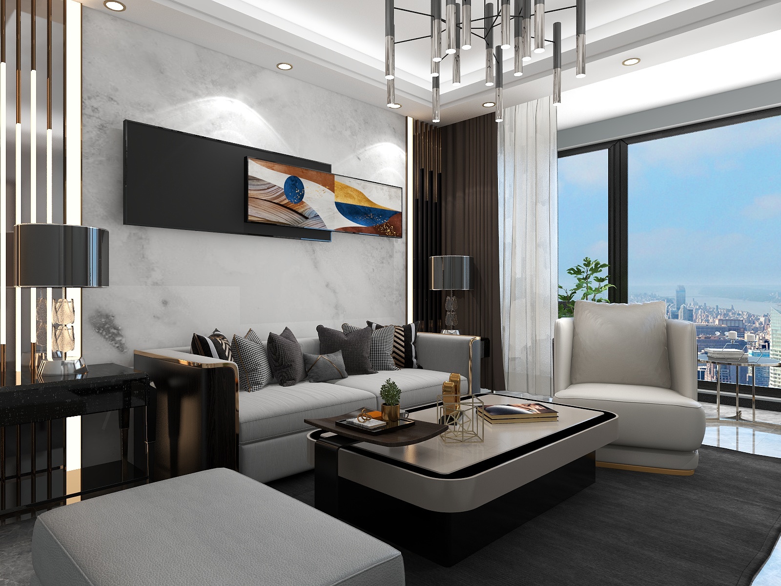 猫咪兔-弋江嘉园现代风格-装修设计方案