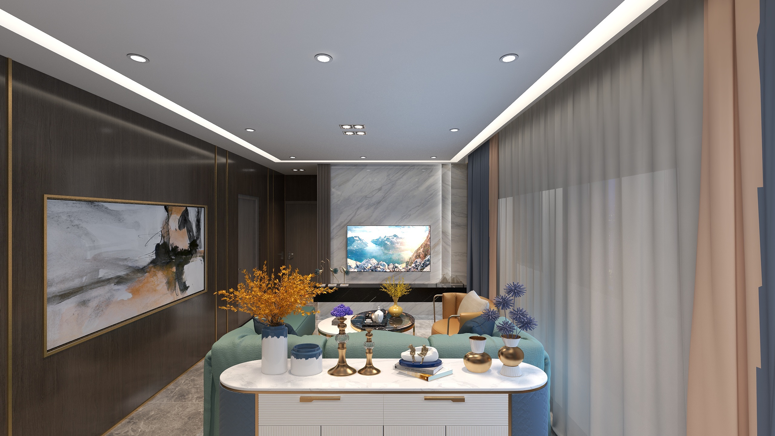 设计师黄志国-瑞和园89.50㎡B户型3室2厅1卫-装修设计方案