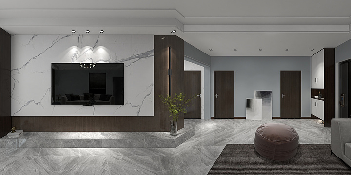 李昊-享受极简丨孟匠梁府-装修设计方案