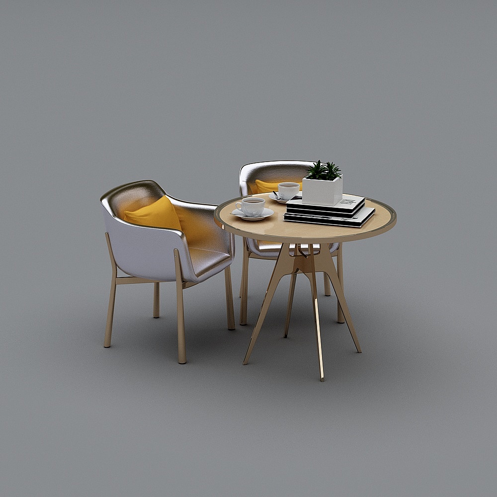 休闲椅3D模型