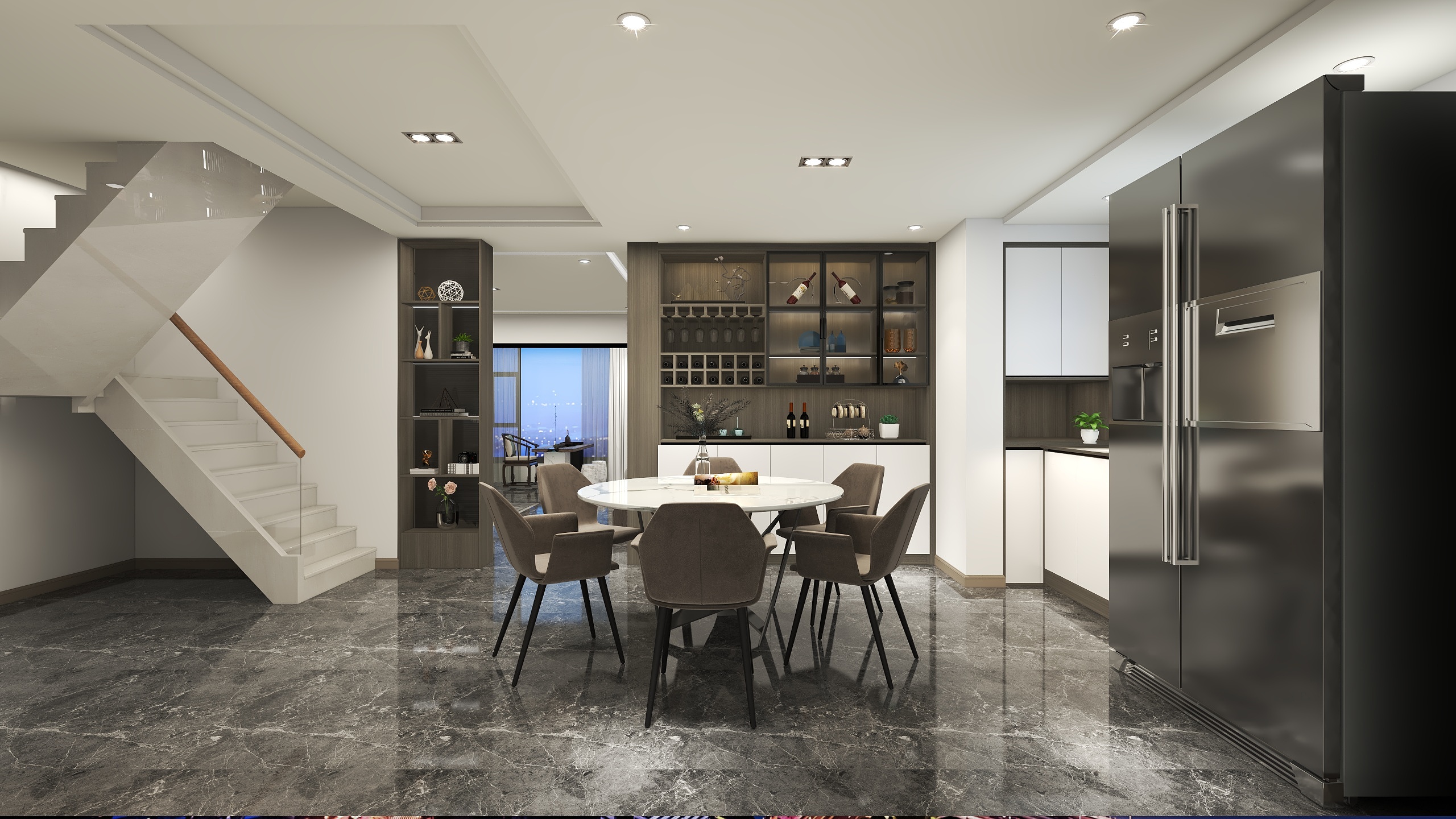 奶芙的爹-中央美墅装修效果图