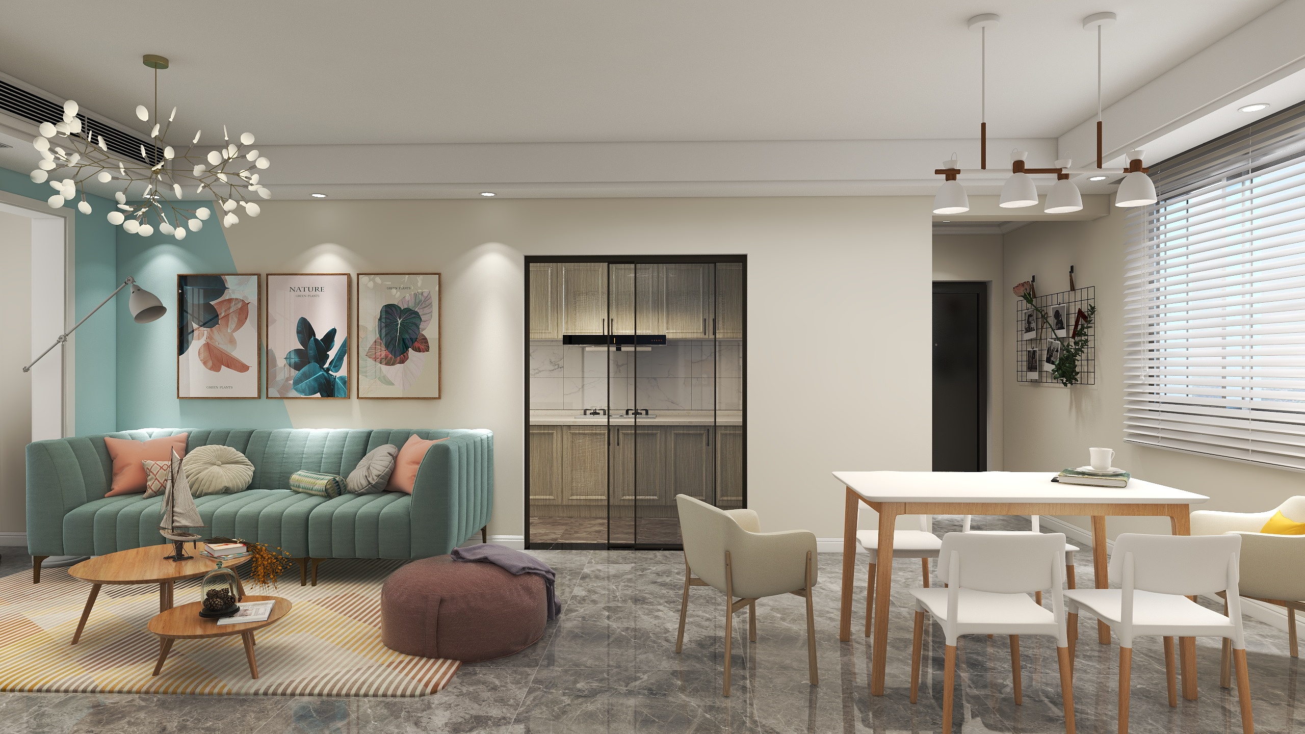 YANG丨Sir-北欧-装修设计方案