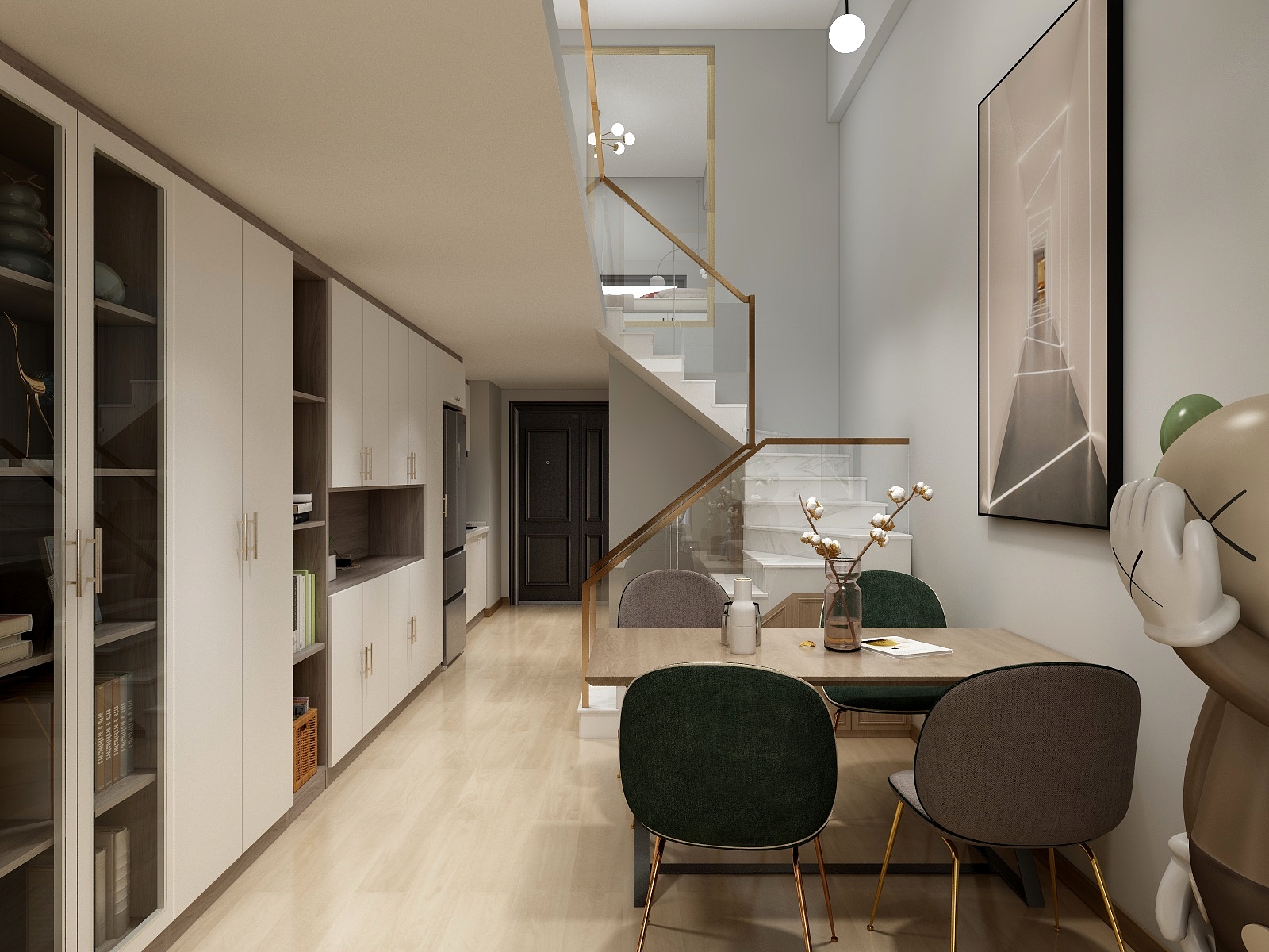 艺术家整木定制张惠玲-文一铂金中心-装修设计方案