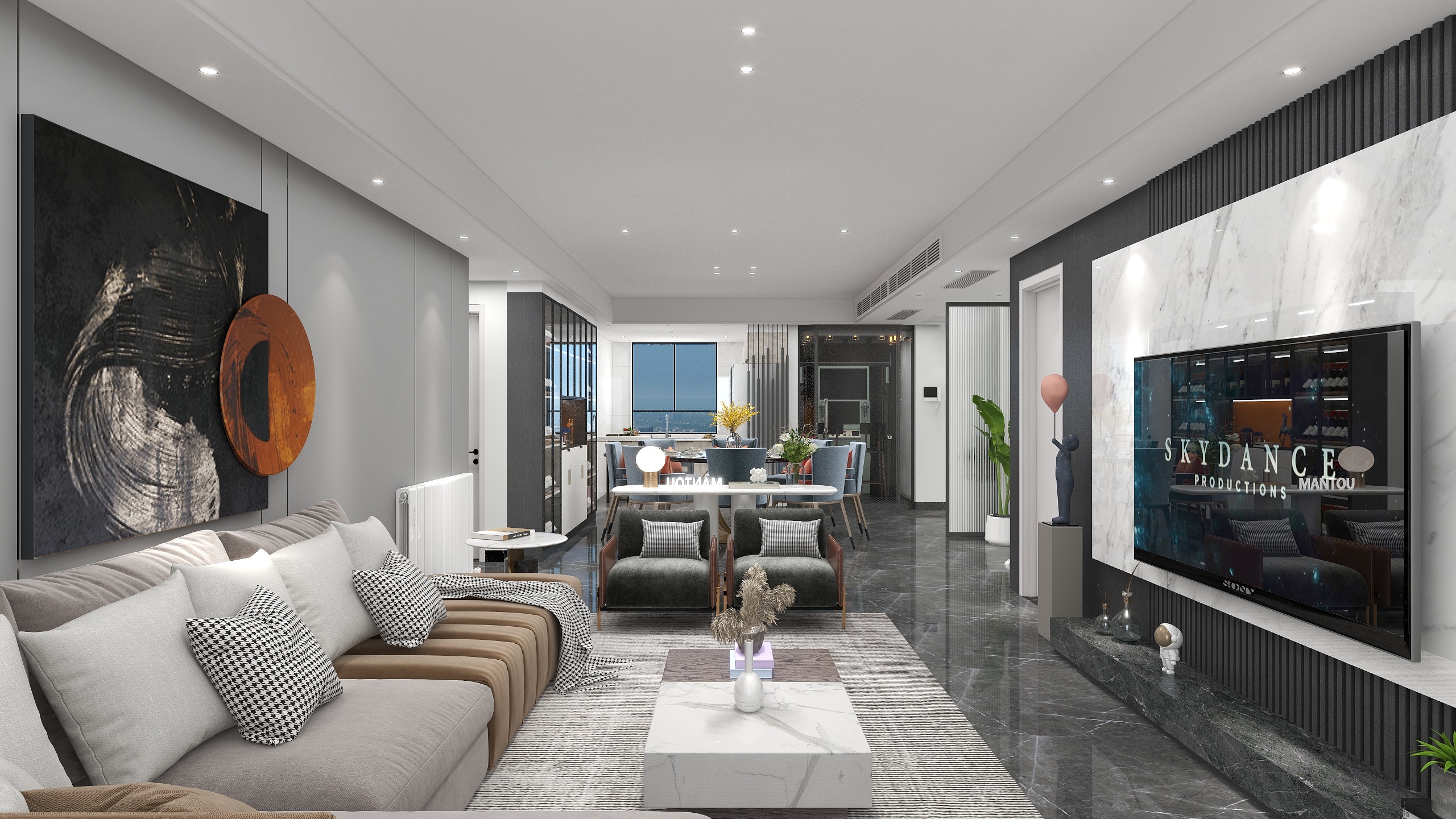 浑水摸虾-现代-装修设计方案