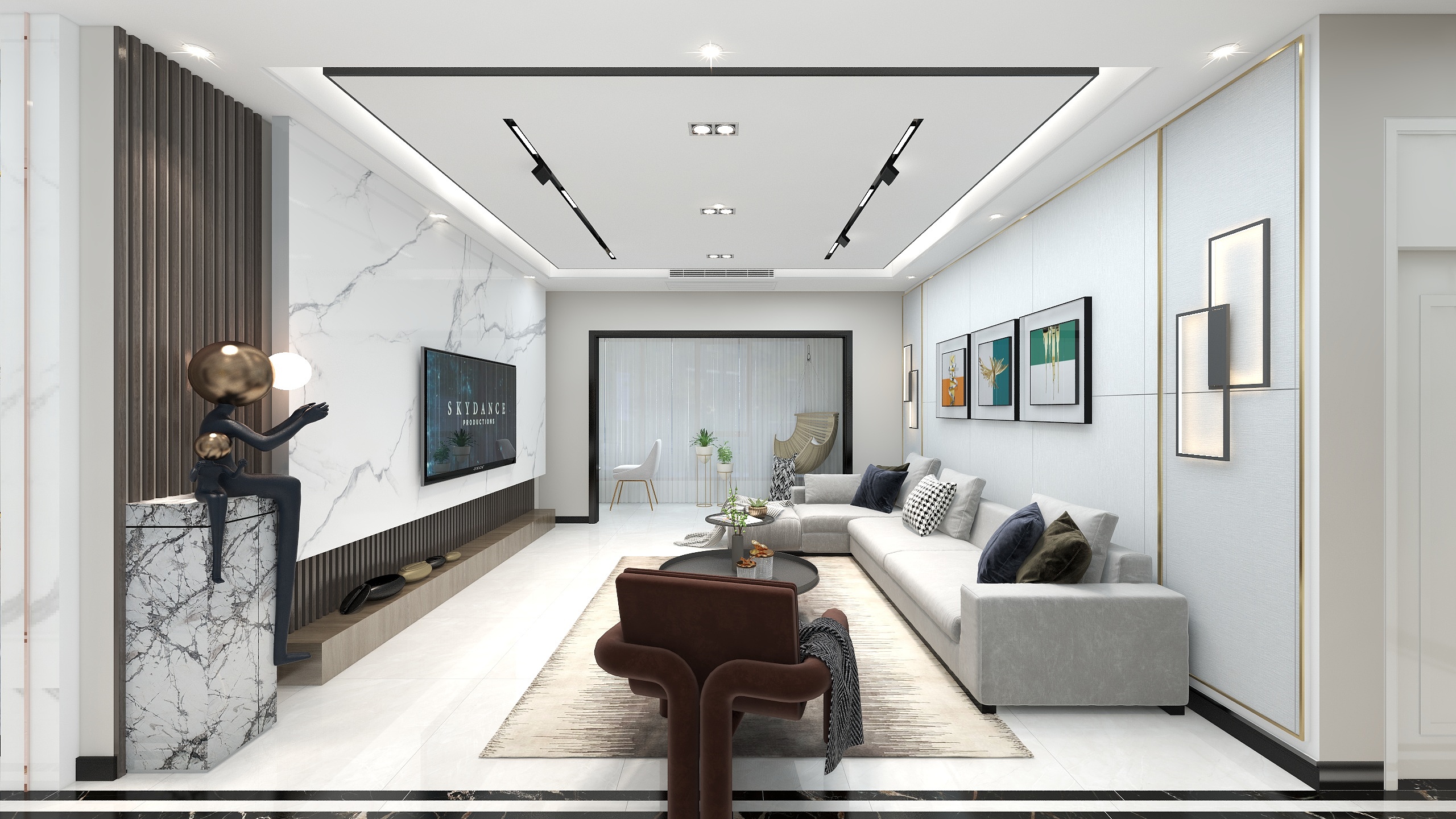 珈蓝设计-乾合誉府西户140㎡-装修设计方案