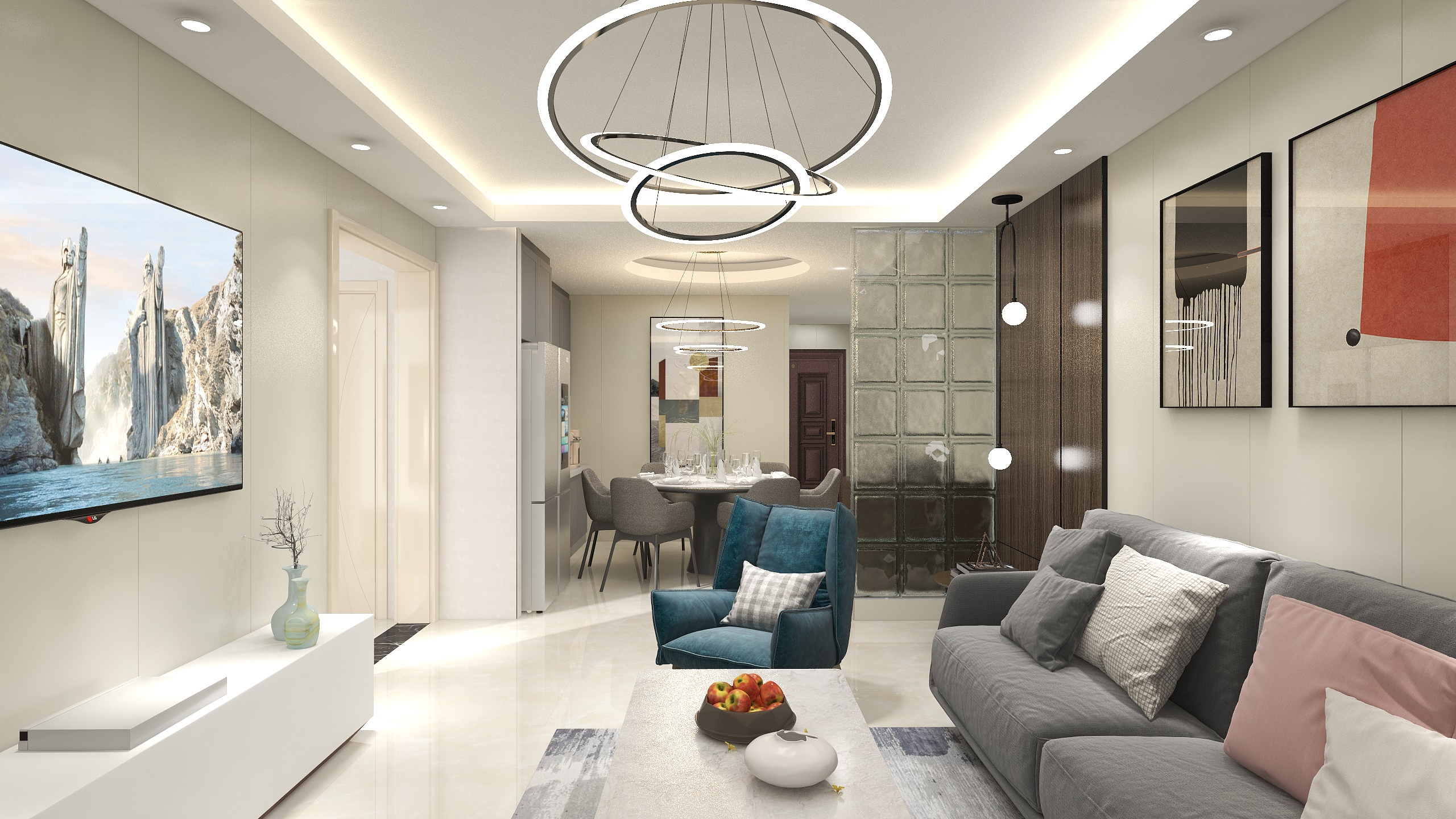 李闻雨-怡景苑-旧房改造-装修设计方案