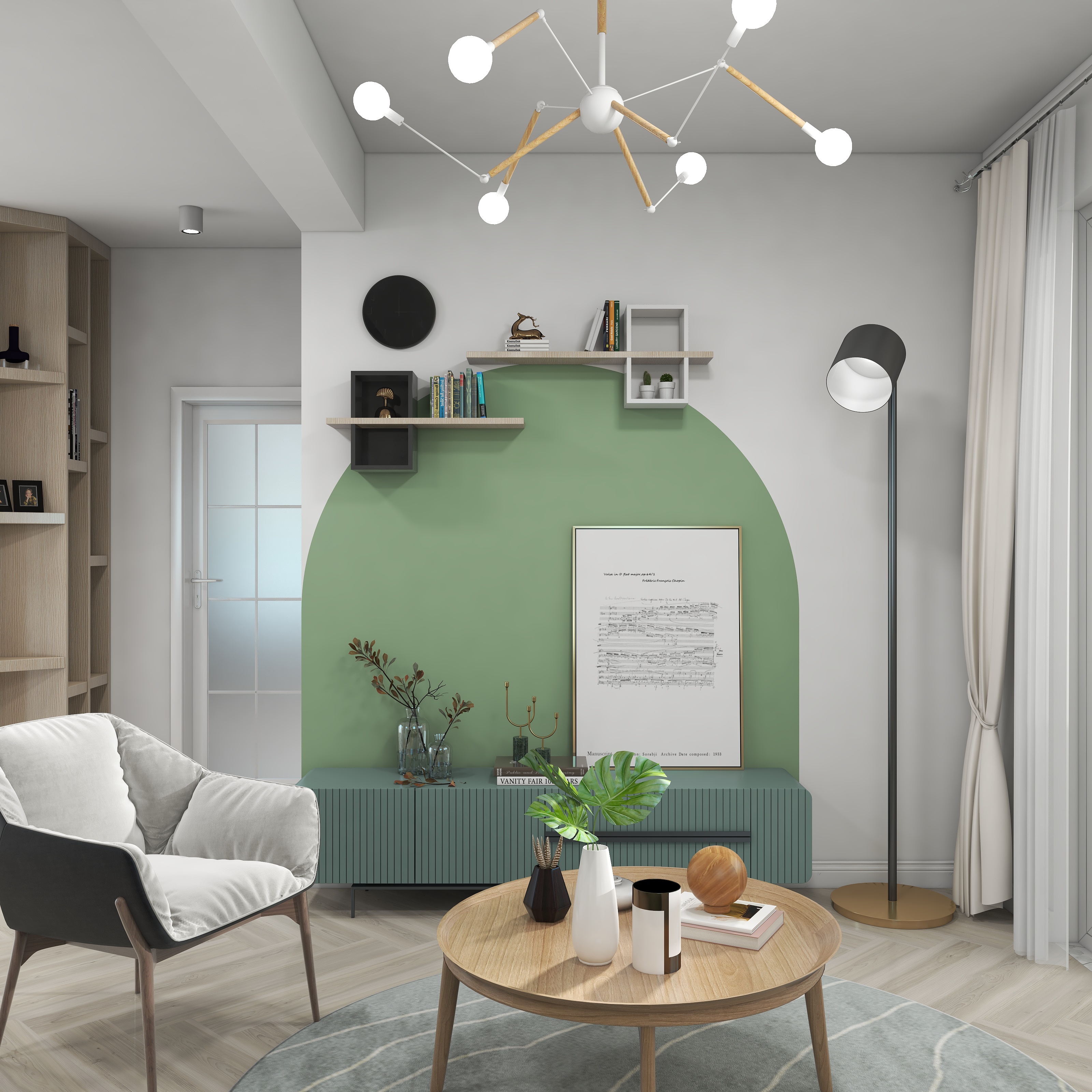 晨源设计-斯堪的纳维亚-装修设计方案