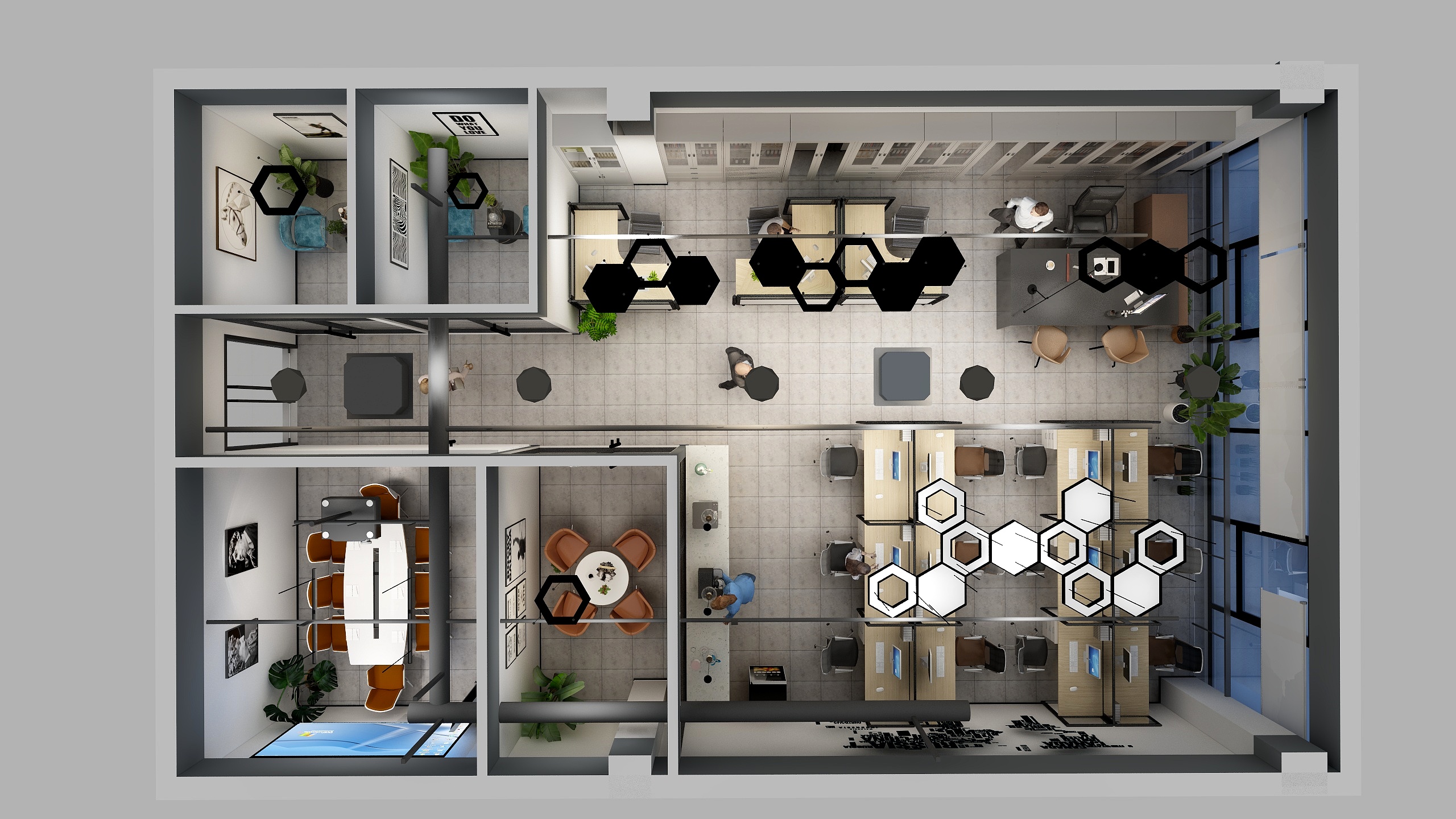 任正易-维益食品有限公司IT办公室-21-3-13-装修设计方案