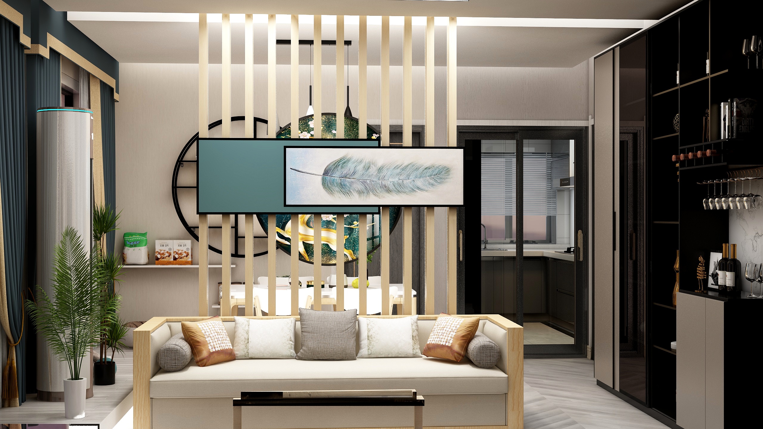 白熊119-瑞和园89.50㎡B户型3室2厅1卫-装修设计方案