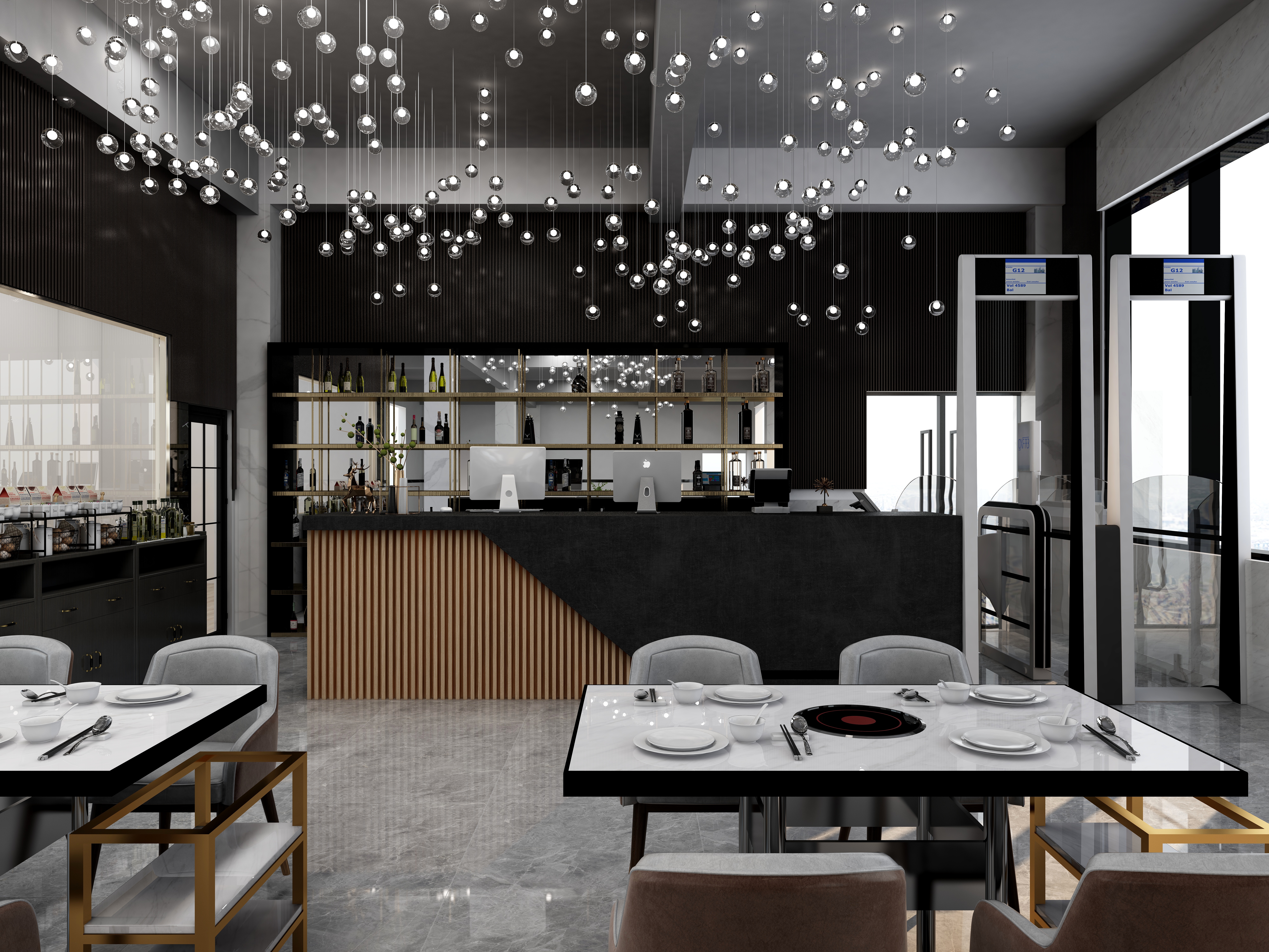 简州-自助餐厅-金学斌-装修设计方案