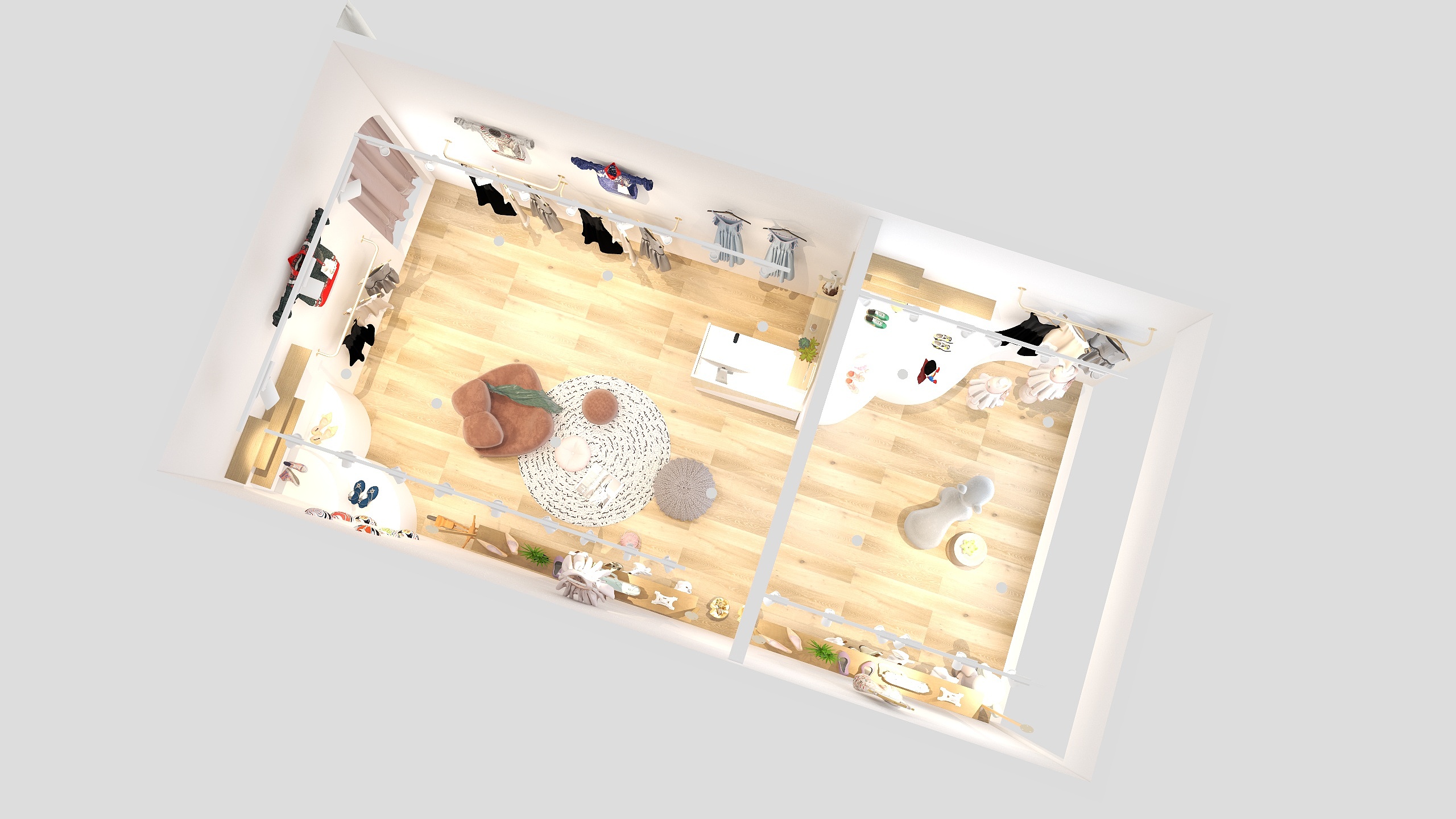 全案设计杨明-服装店-装修设计方案