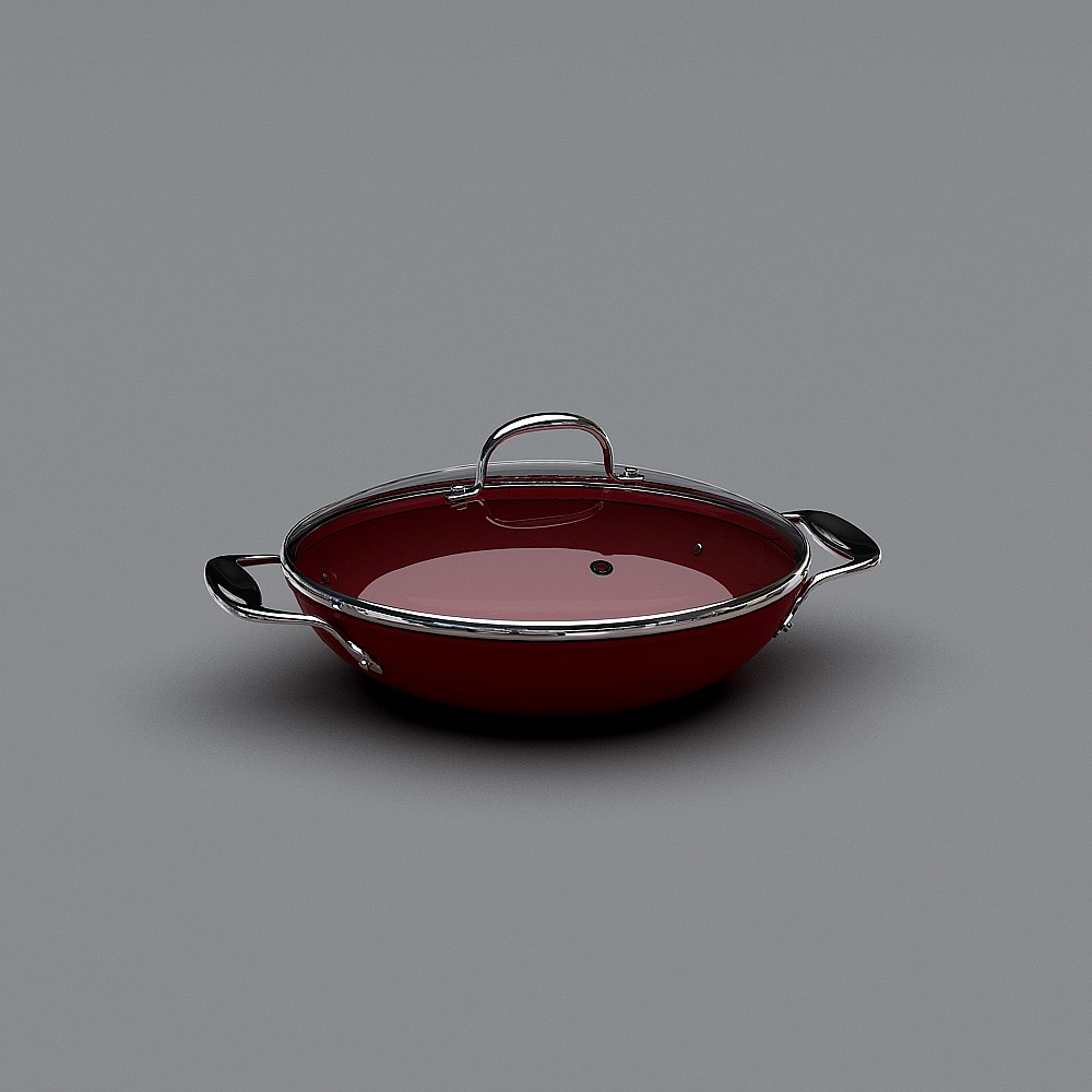 红锅3D模型