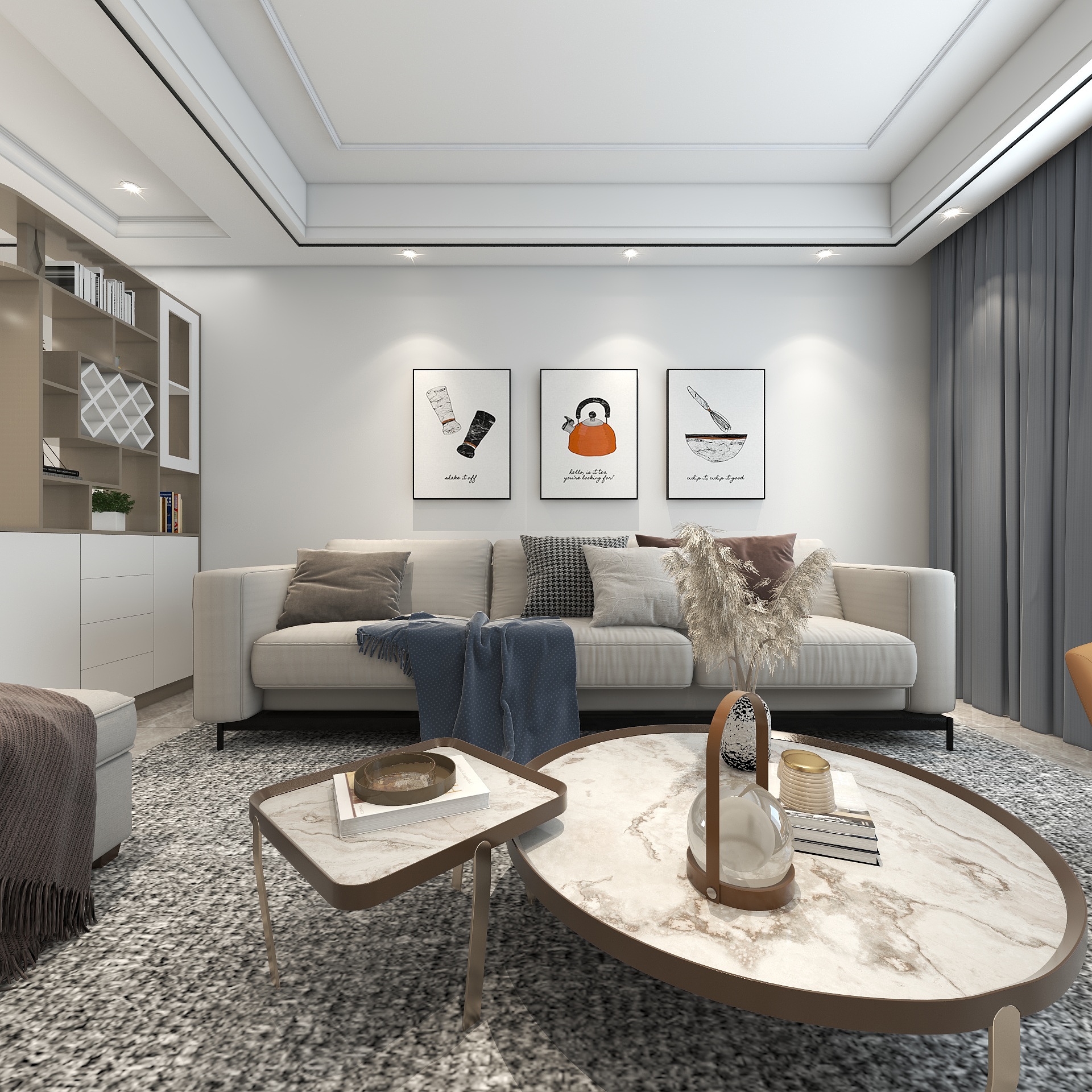 室内设计al-辰河世家19栋17A03彭总雅居-装修设计方案