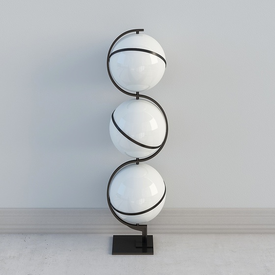 Luxury Minimalist Modern Contemporary Floor Lamps,Golden+Black+White